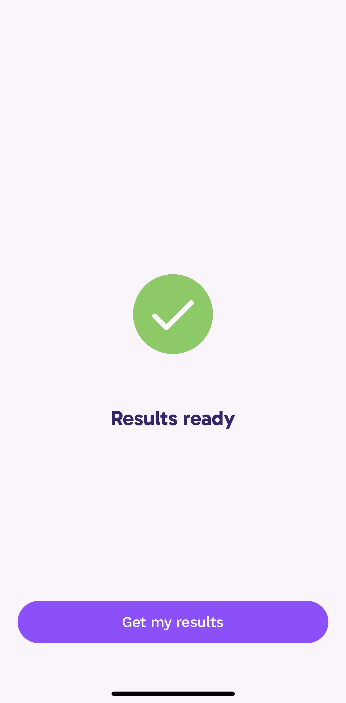 Paired Screen screen in the View results (Quiz) flow
