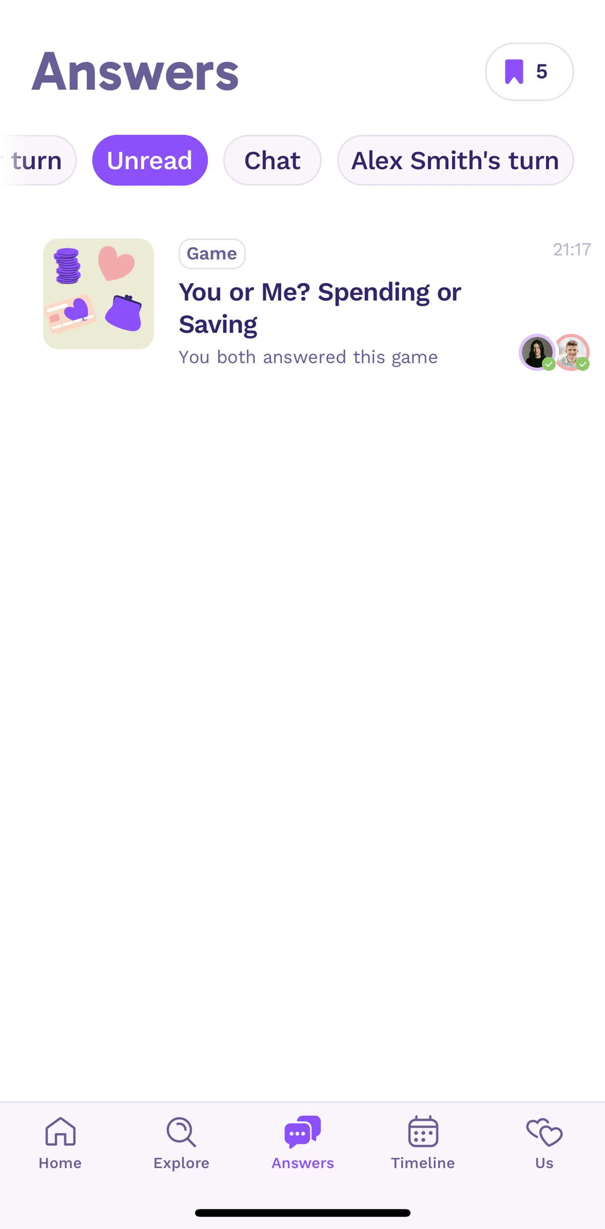 Paired Screen screen in the Winning a game flow