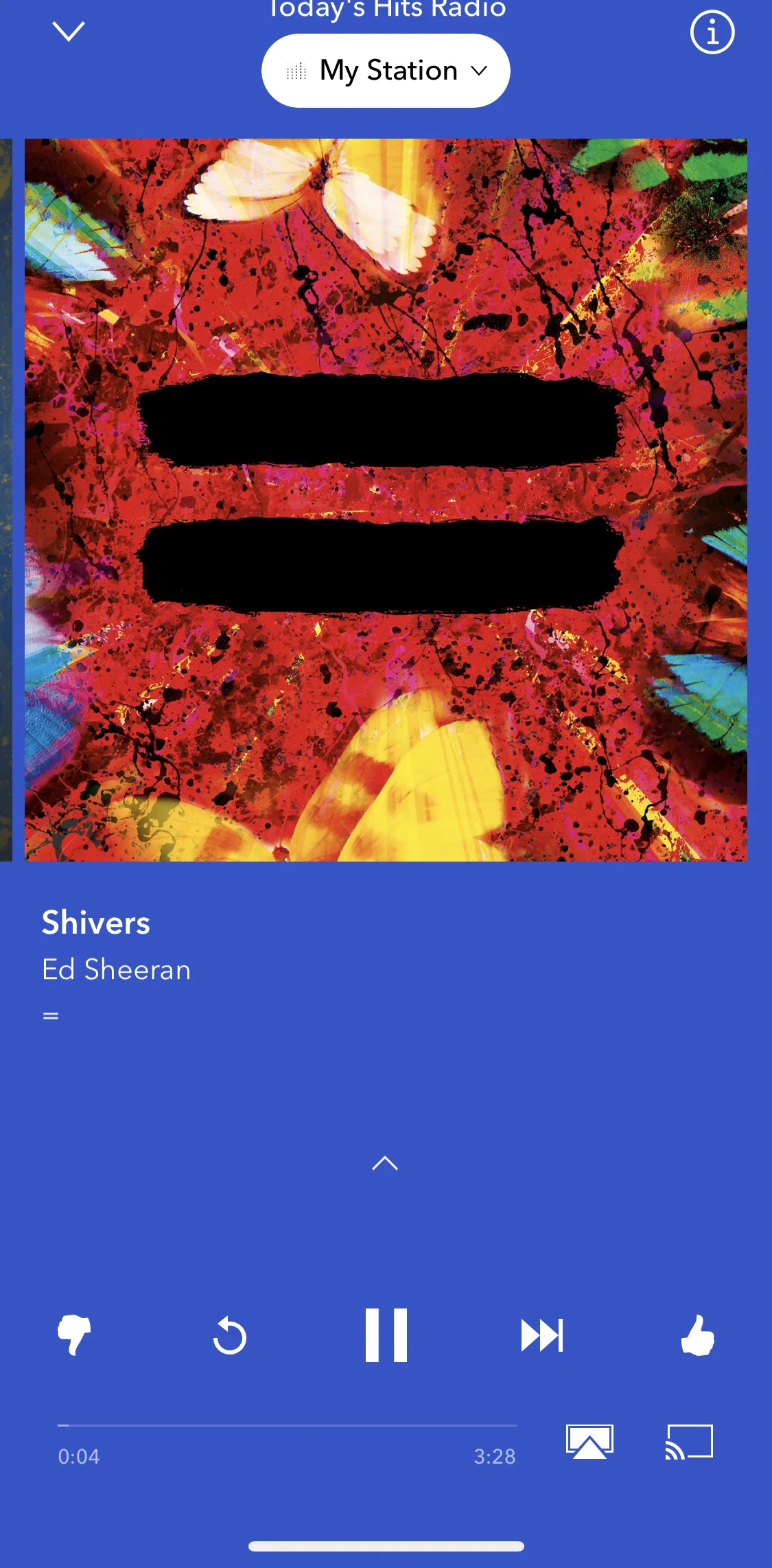 Pandora Screen screen in the Selecting radio modes flow