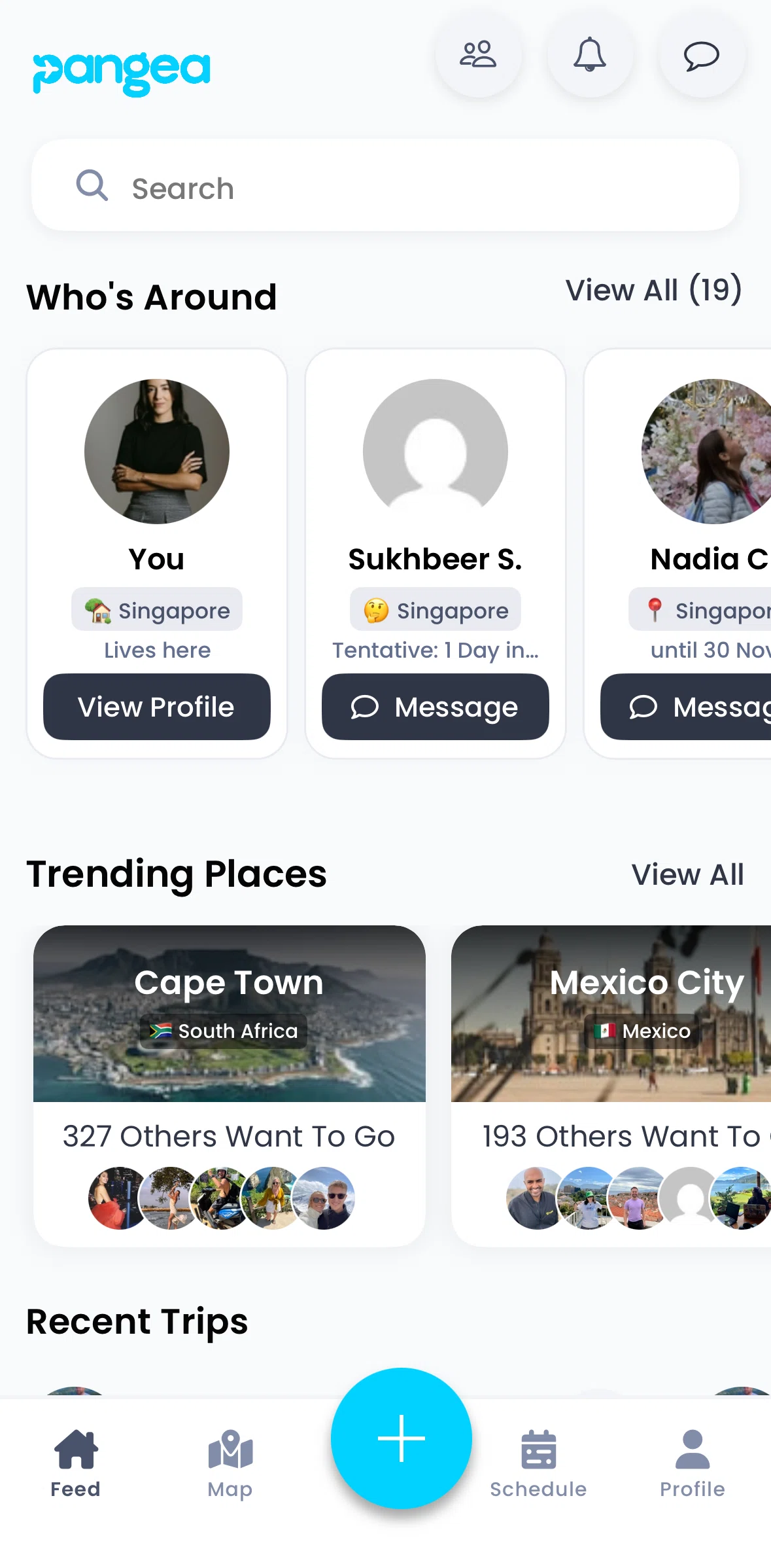 Pangea Screen screen in the Notifications flow