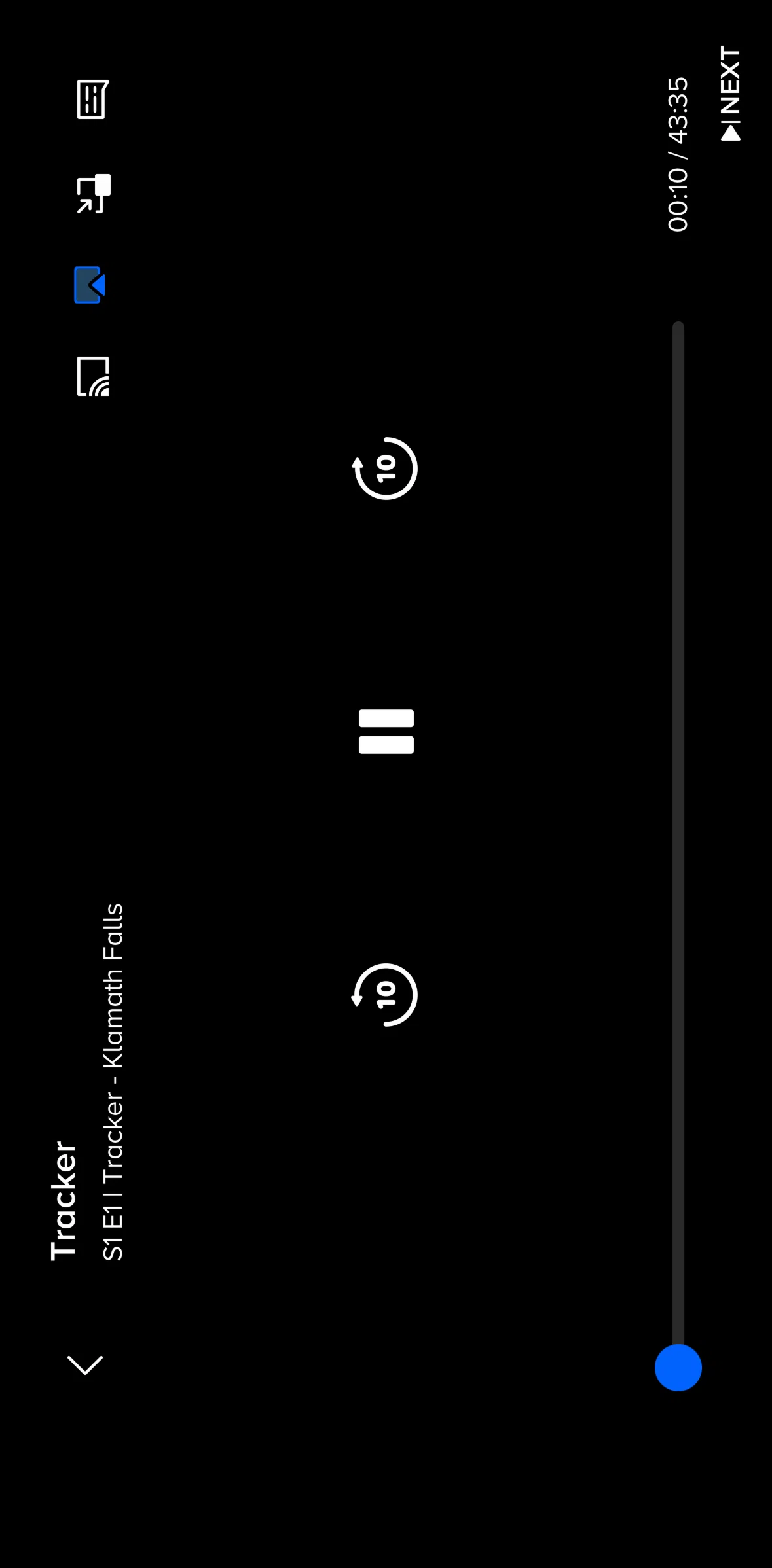 Paramount+ Screen screen in the Turning on subtitles flow