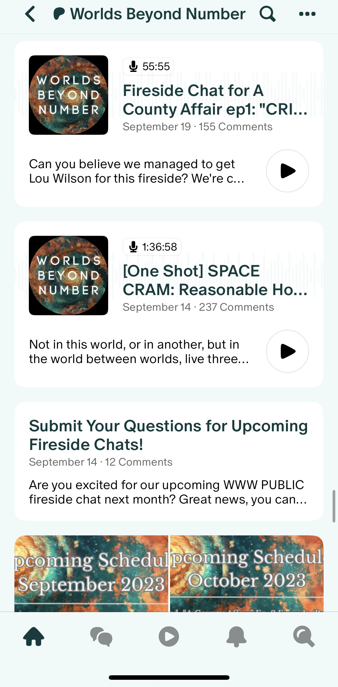 Patreon Screen screen in the Post detail flow