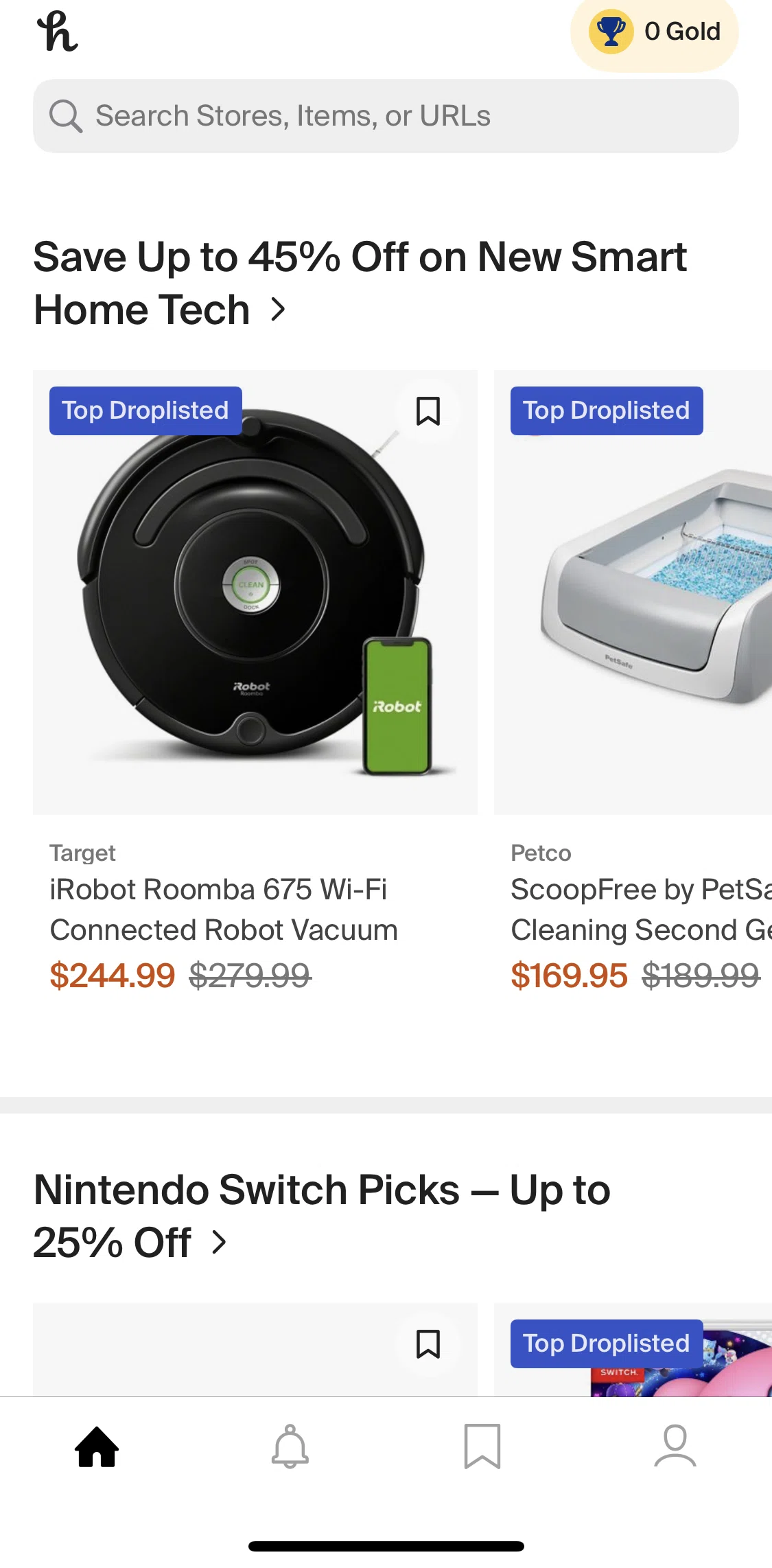 PayPal Honey Screen screen in the View home tech collection flow