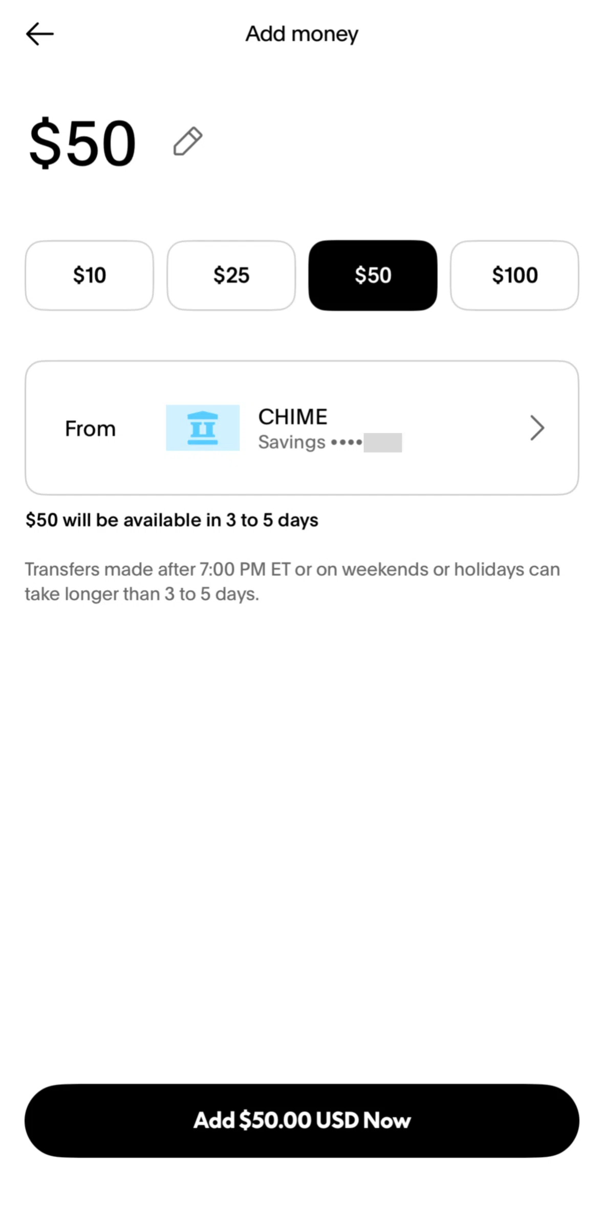 Paypal Screen screen in the Changing a payment method flow