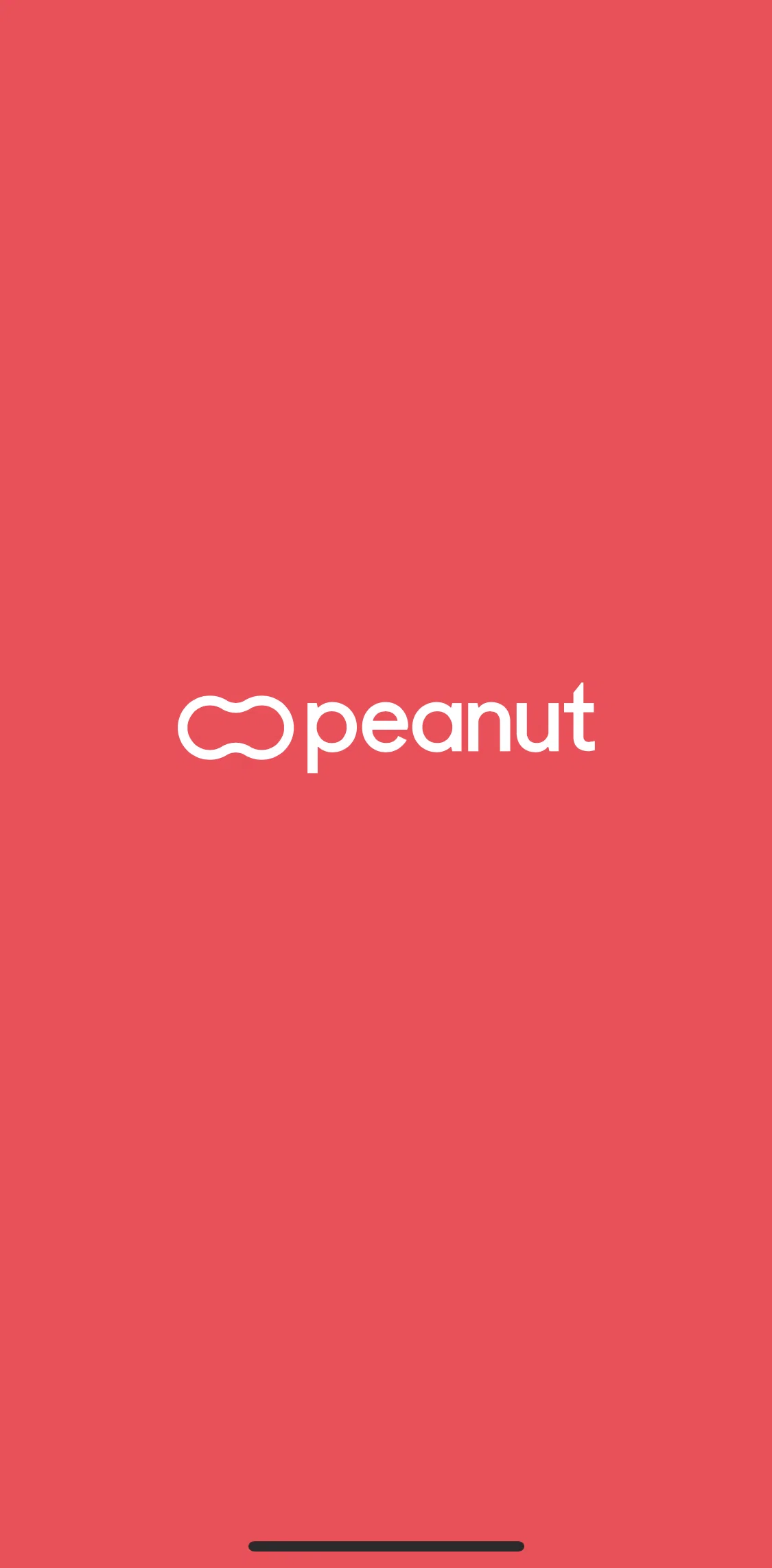 Peanut Screen screen in the Logging in flow