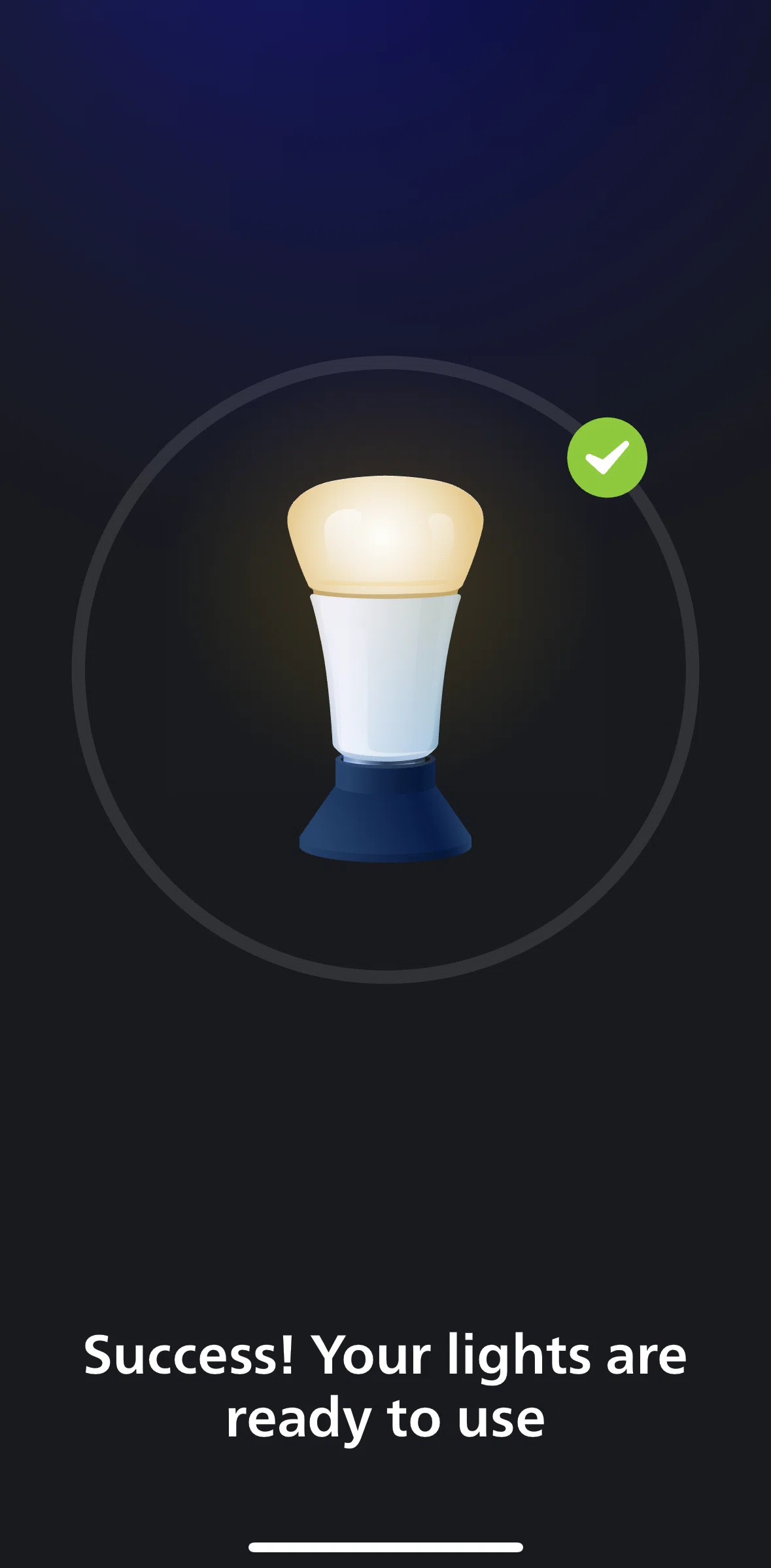 Philips Hue Screen screen in the Adding a security device flow