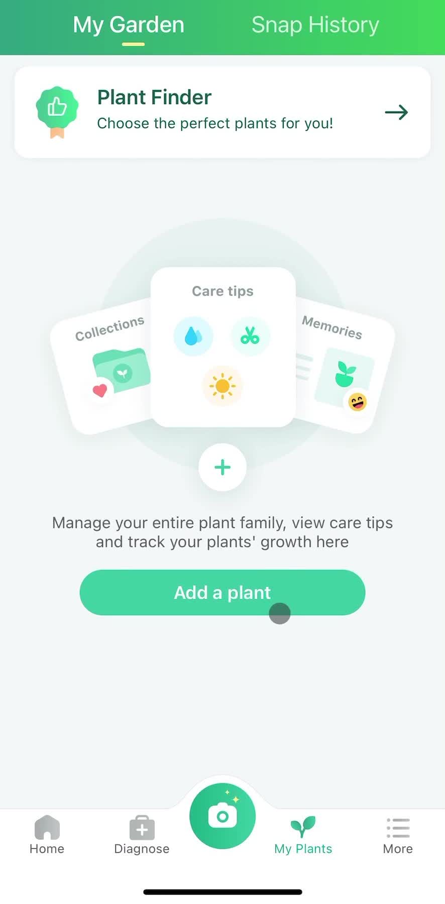 Picture This Library screen in the Upgrading Your Account flow