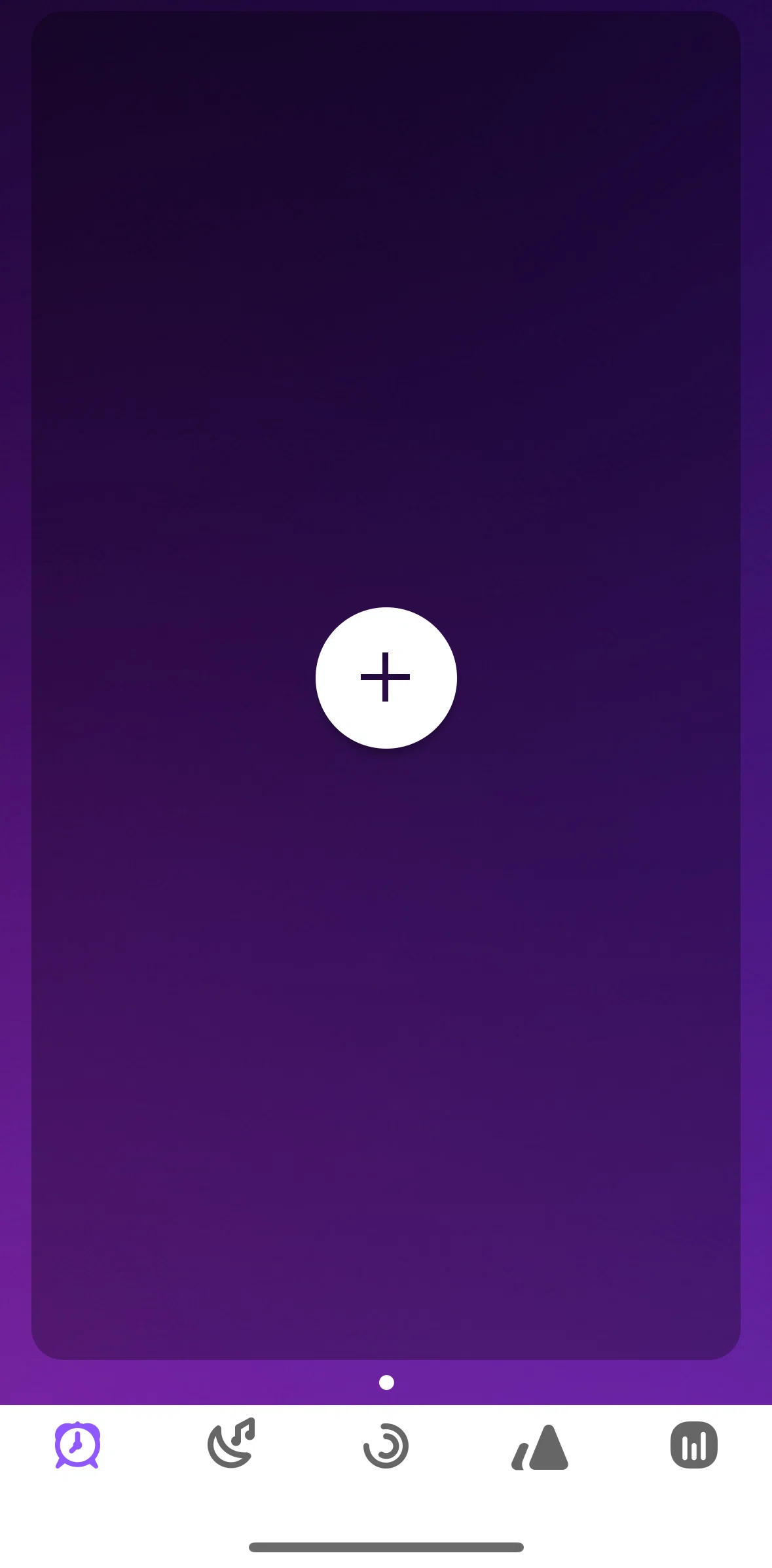 Pillow Screen screen in the Adding a new alarm flow