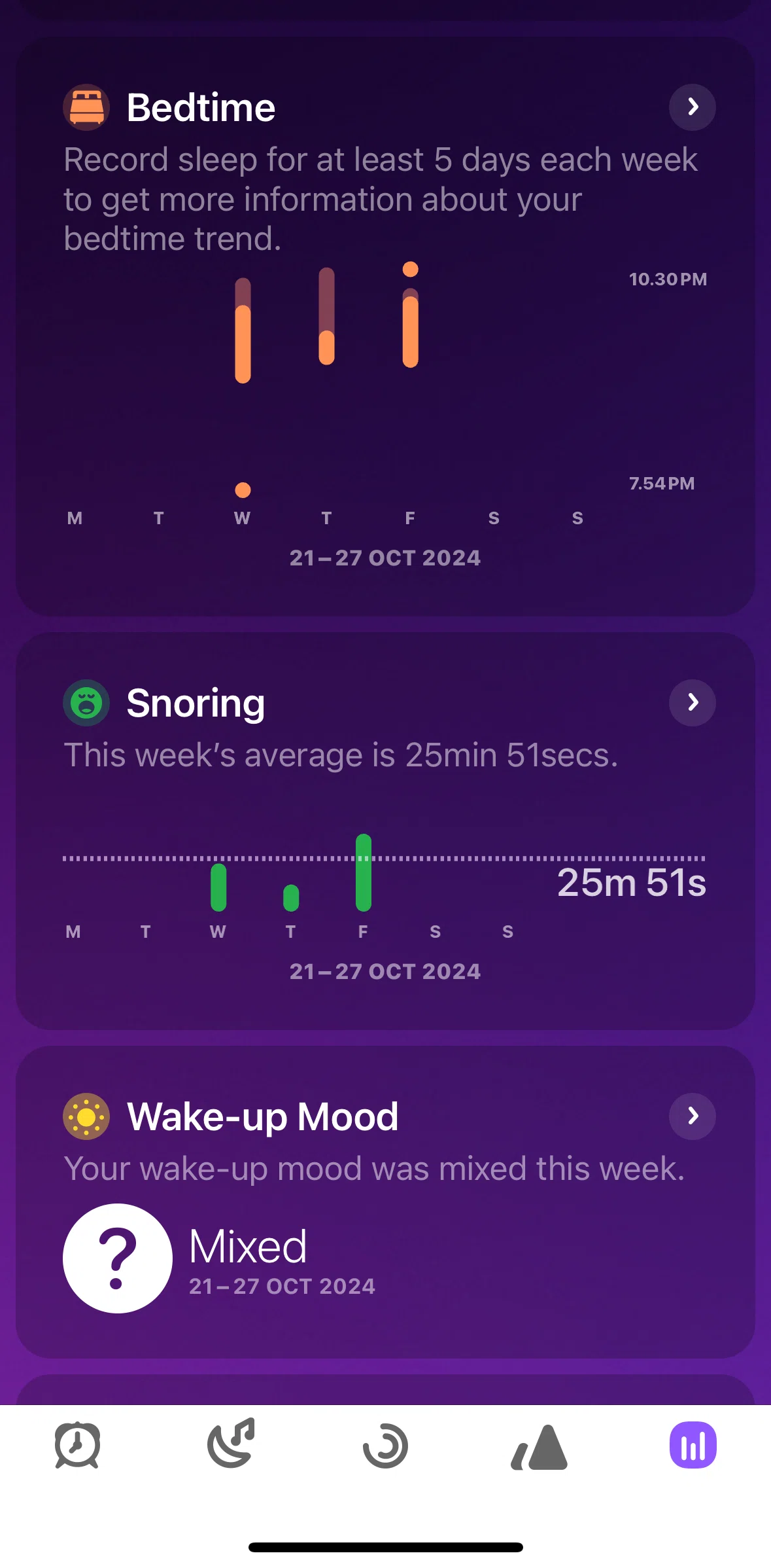 Pillow Screen screen in the Bedtime flow