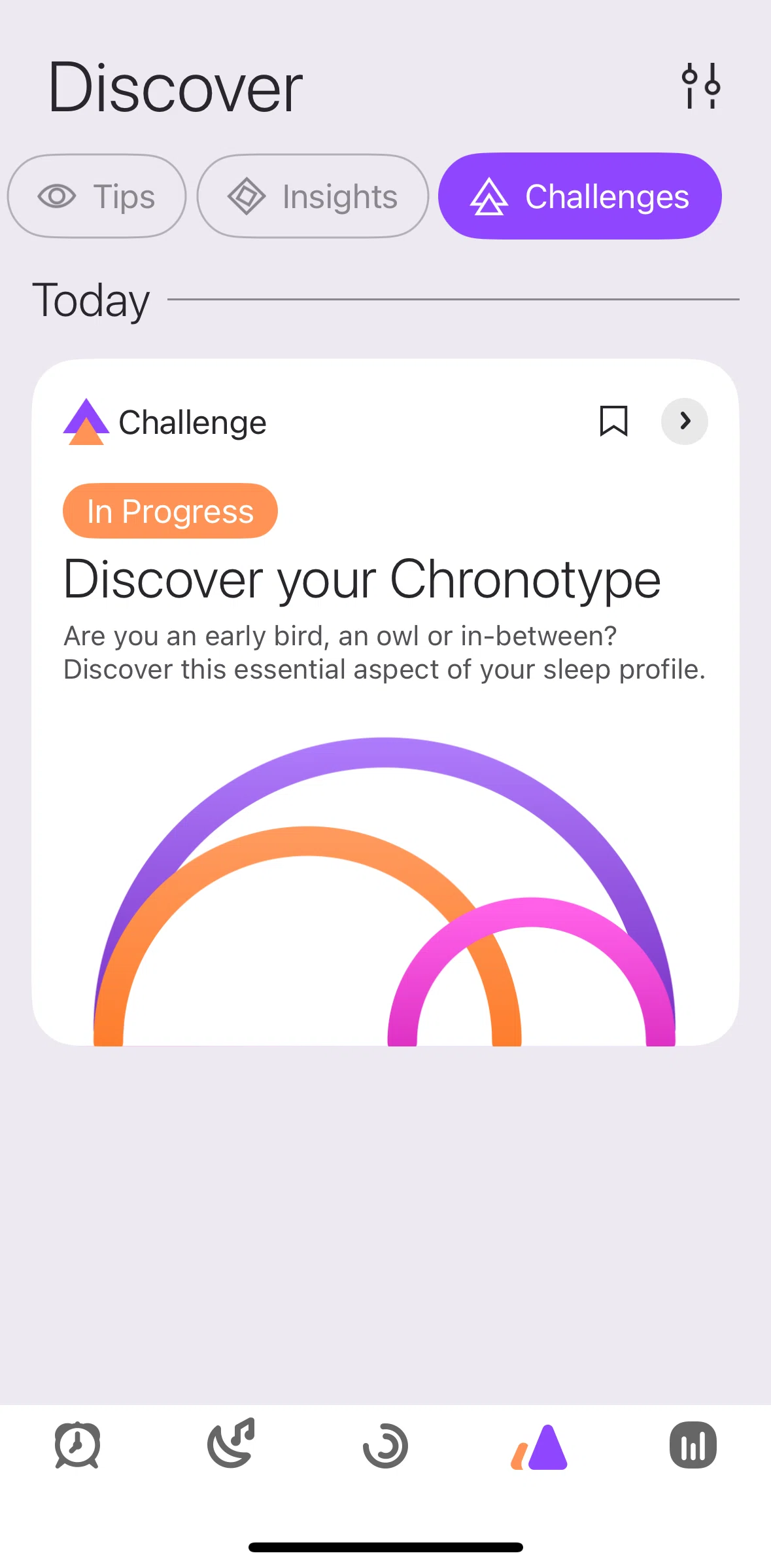 Pillow Screen screen in the Starting a challenge flow
