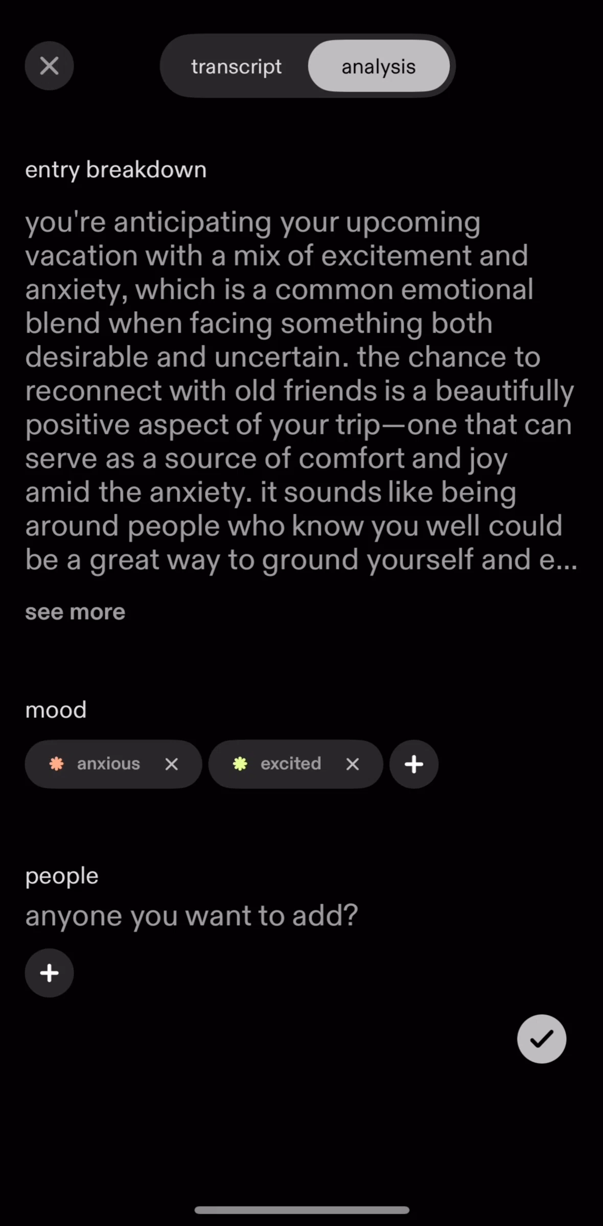 pillowtalk Screen screen in the Adding a mood flow