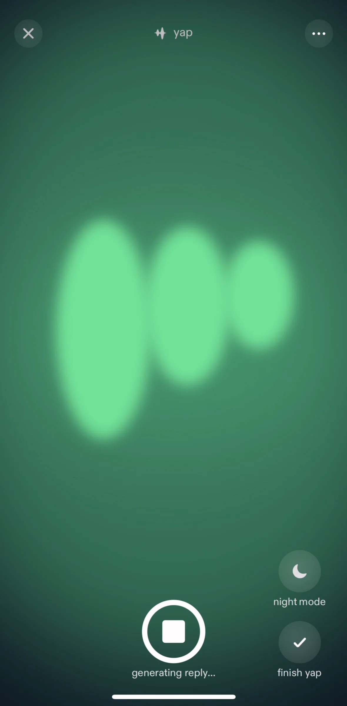 pillowtalk Screen screen in the Changing a voice flow