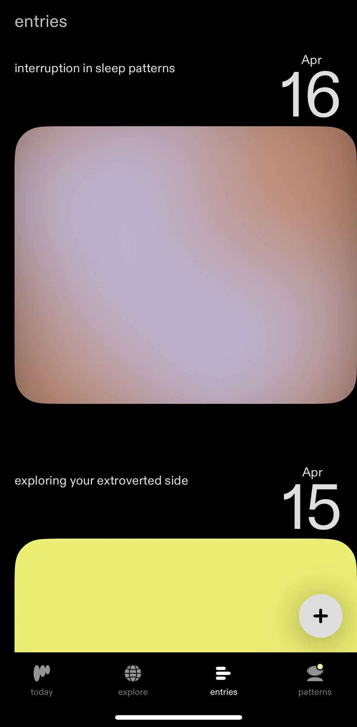 pillowtalk Screen screen in the Changing entry color flow