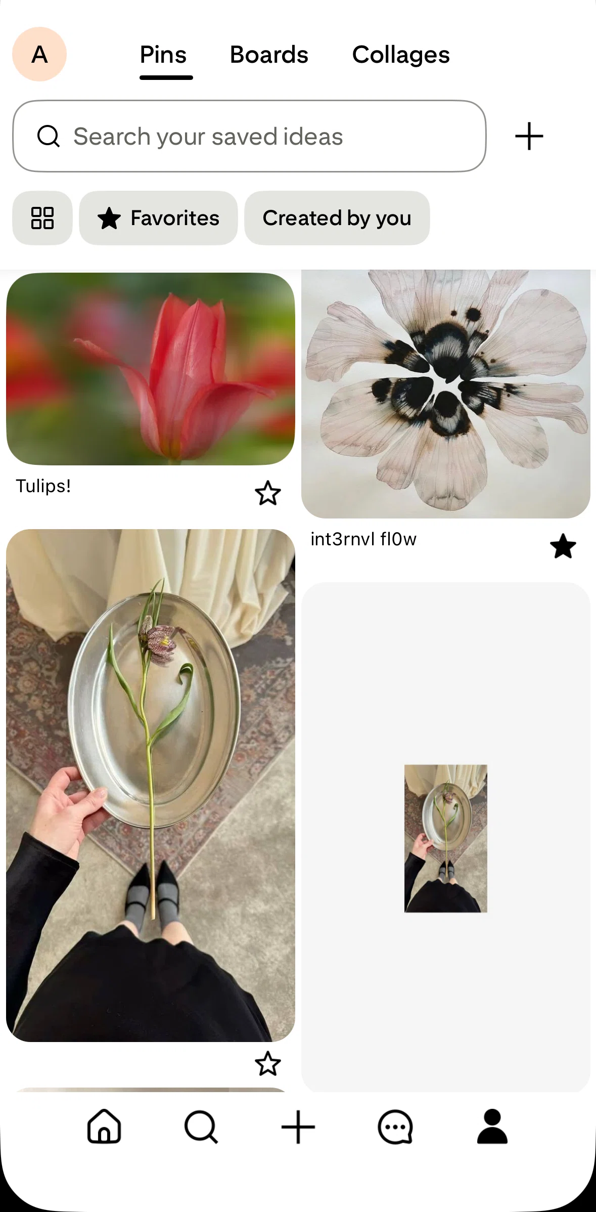 Pinterest Screen screen in the Filtering Pins flow
