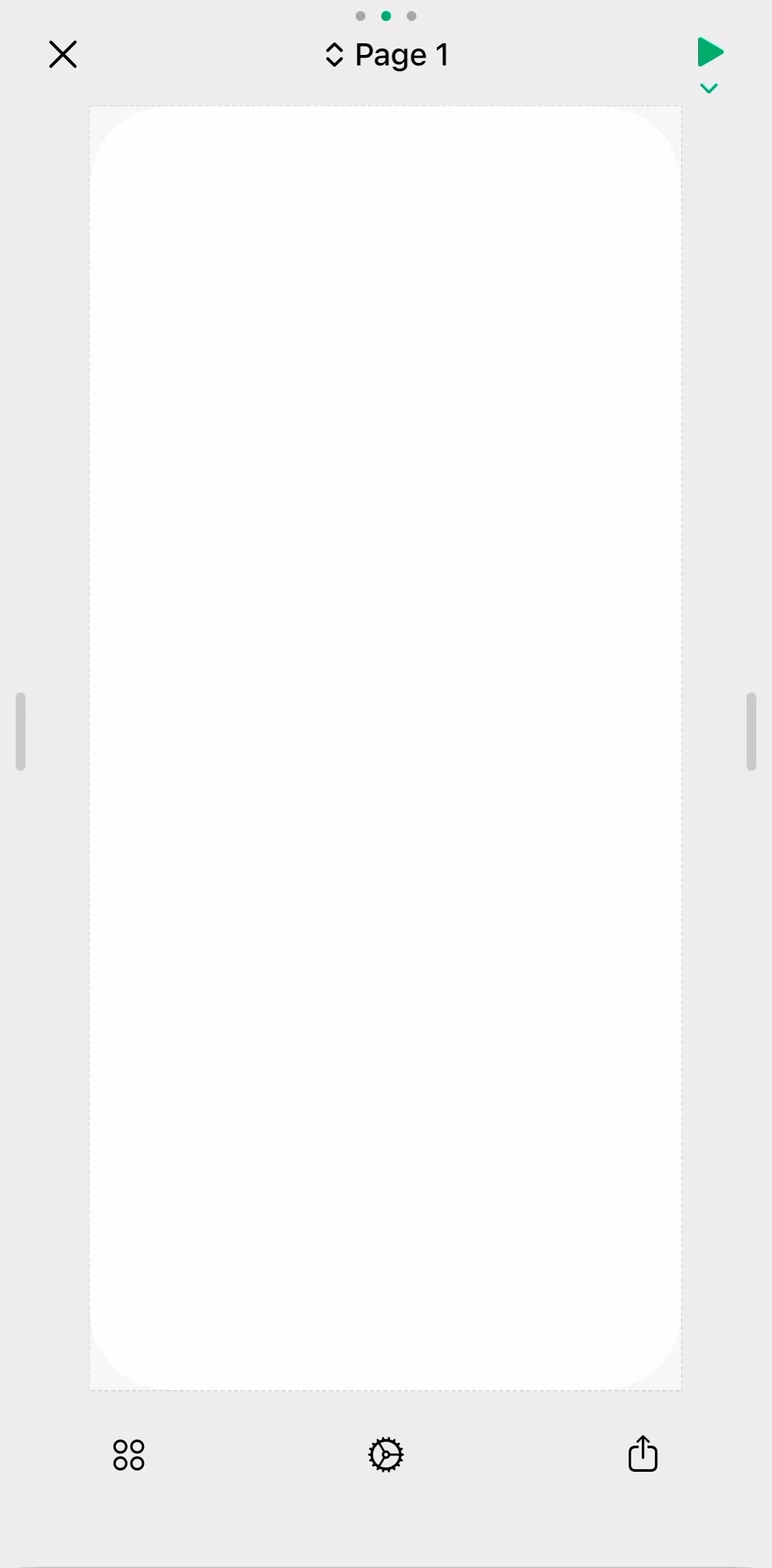 Play Screen screen in the Layers flow