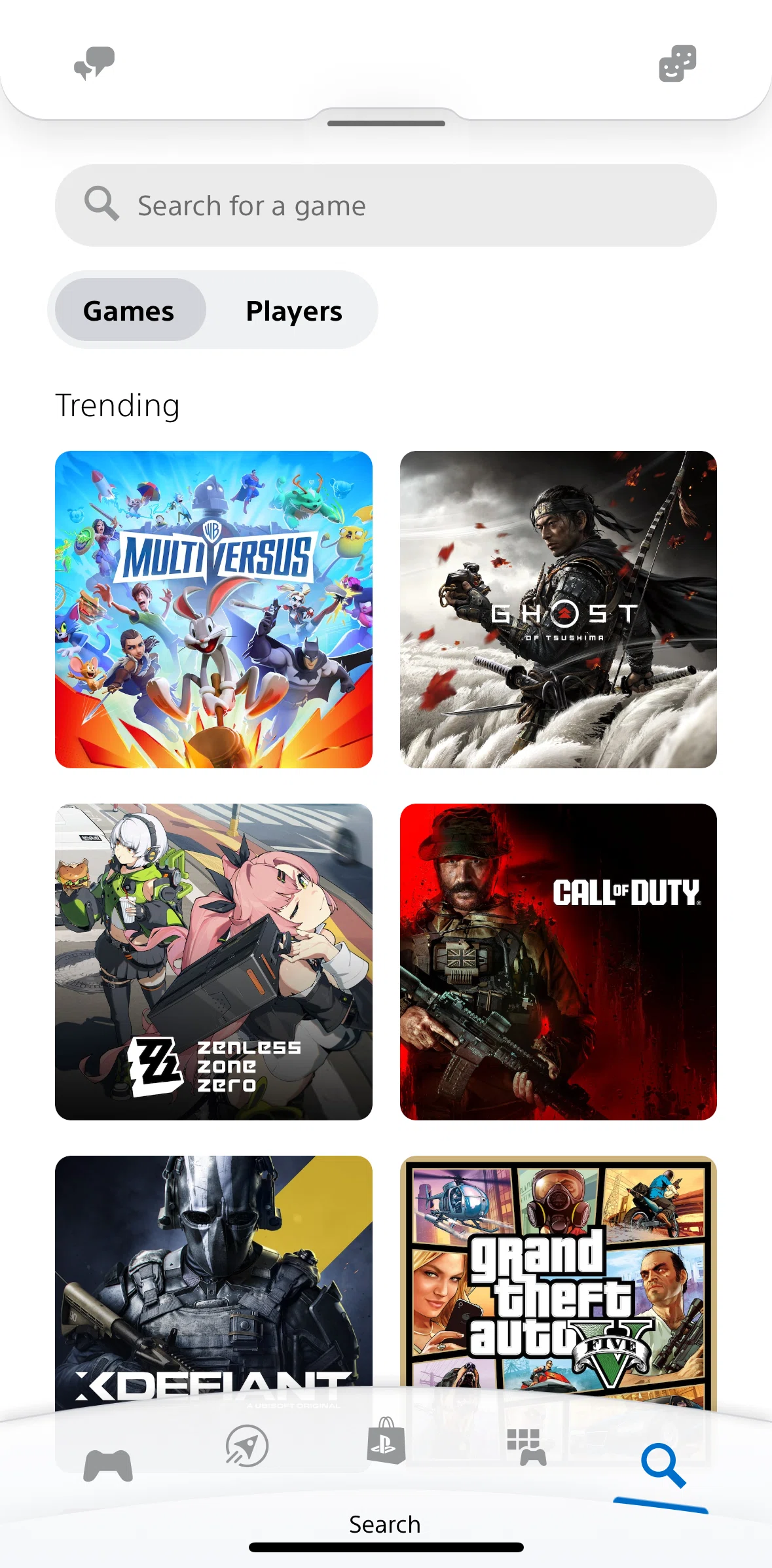 PlayStation App Screen screen in the Searching Playstation flow