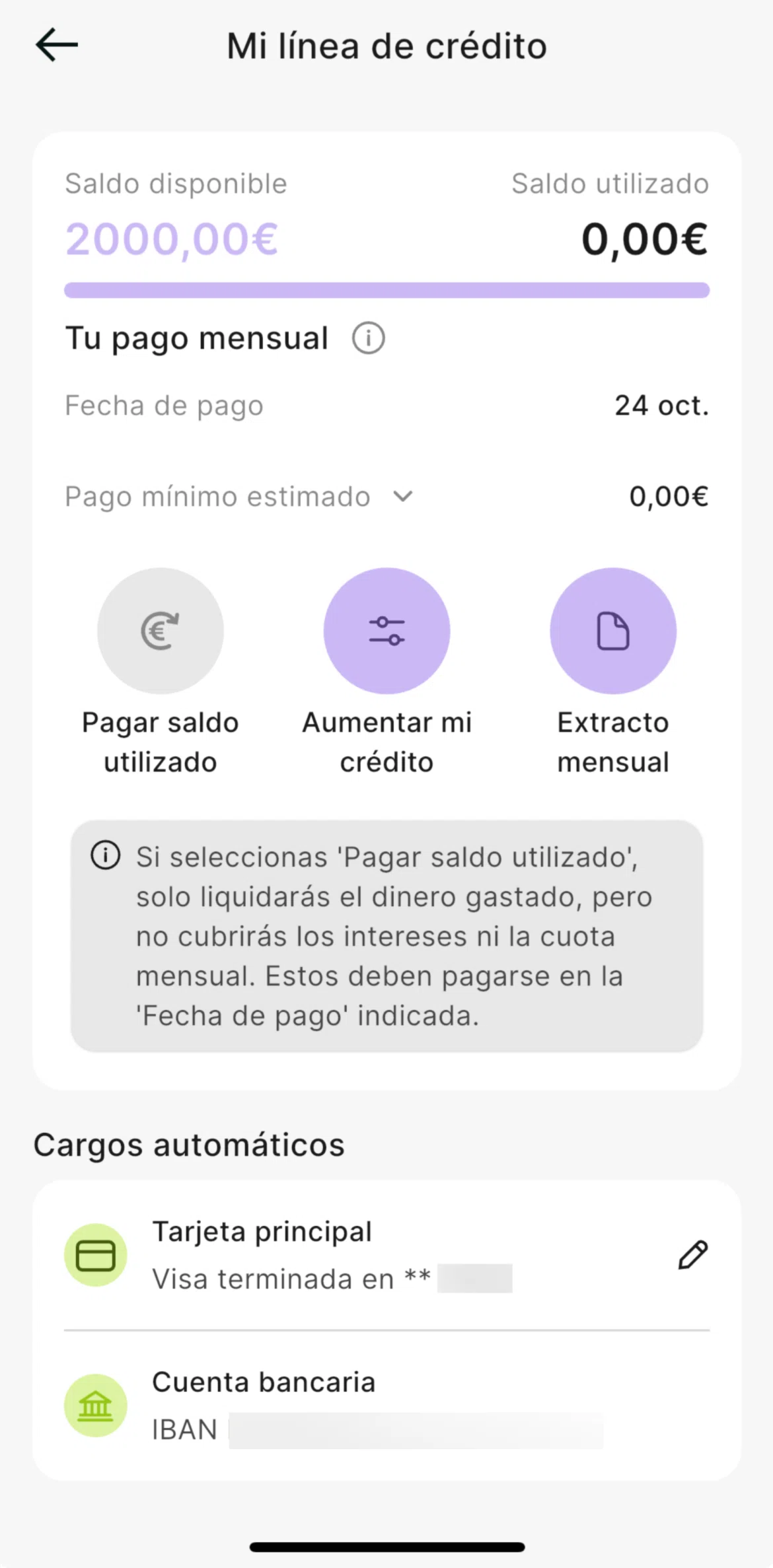 Plazo Screen screen in the Add a card flow