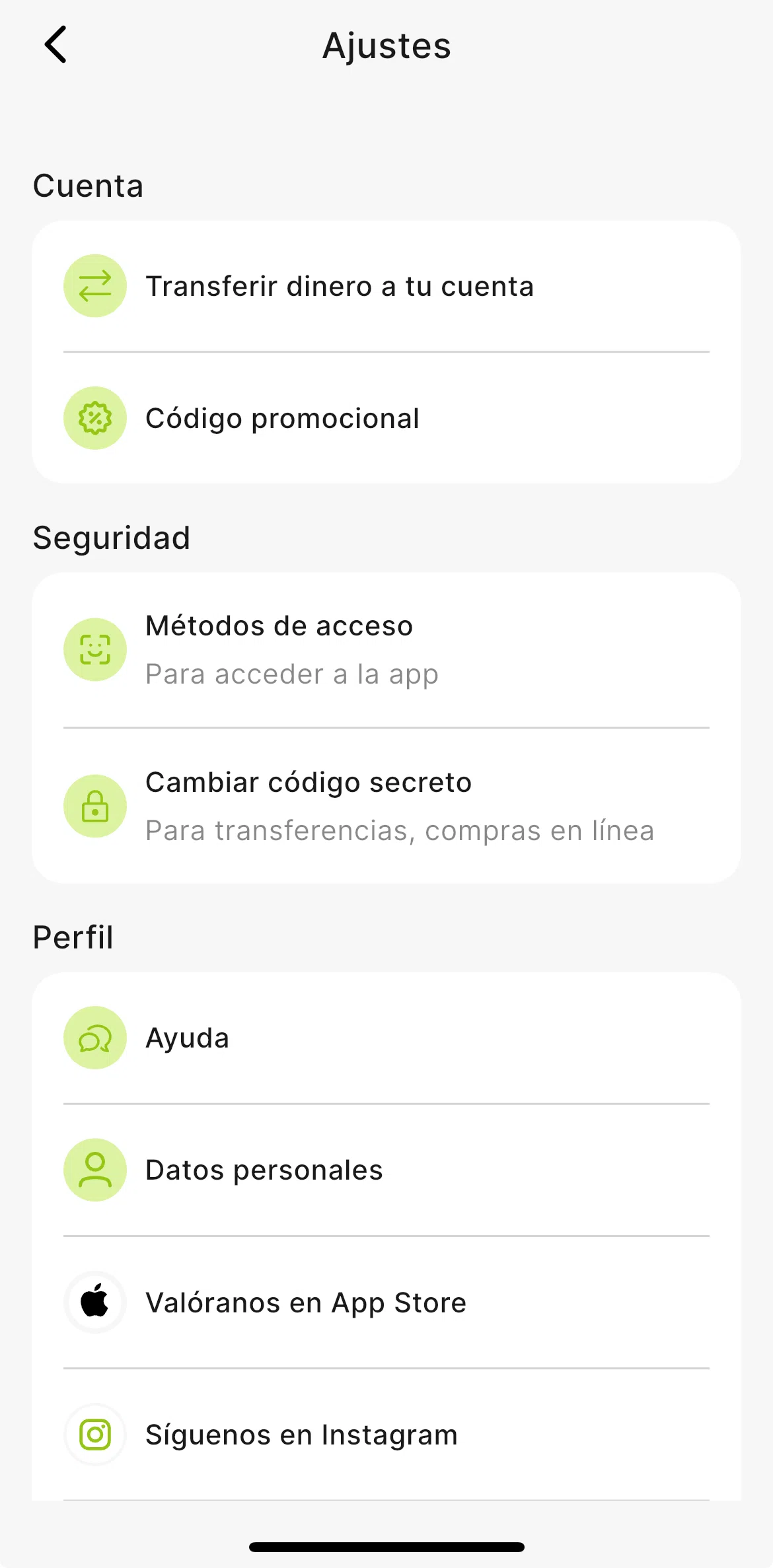 Plazo Screen screen in the Edit profile flow