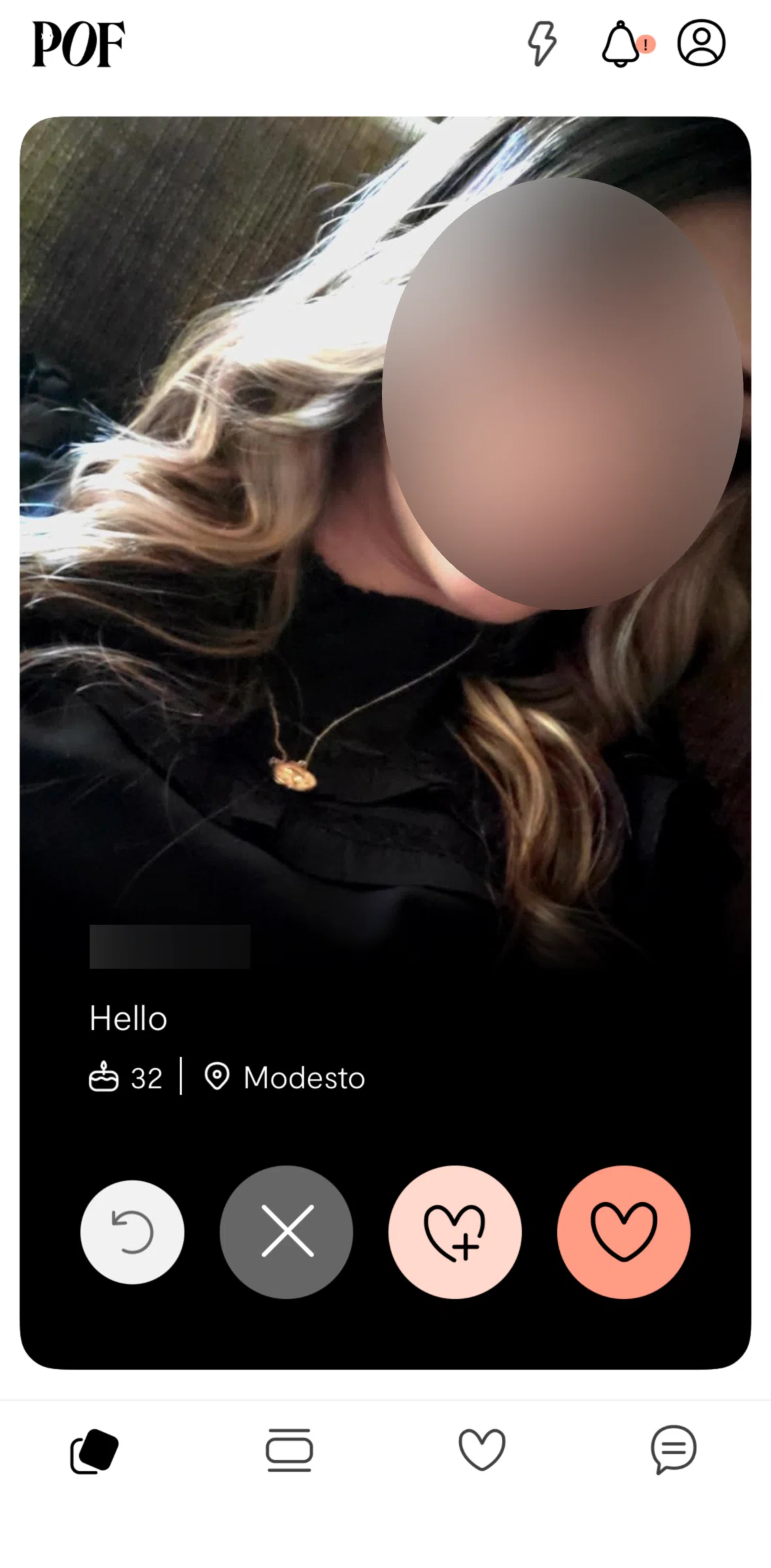 Plenty of Fish Screen screen in the Account flow