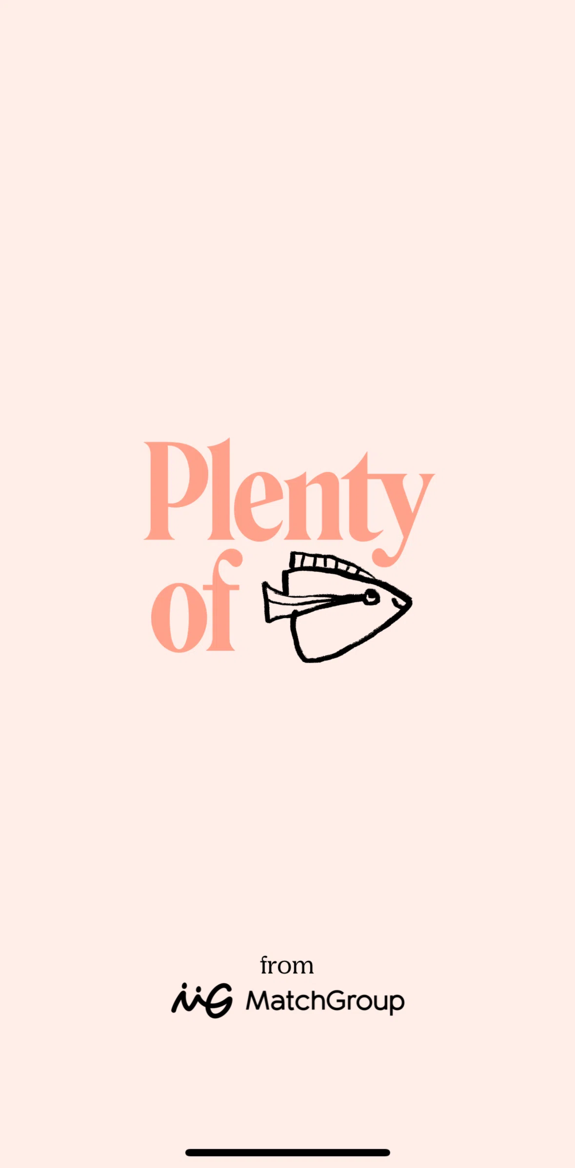Plenty of Fish Screen screen in the Onboarding flow