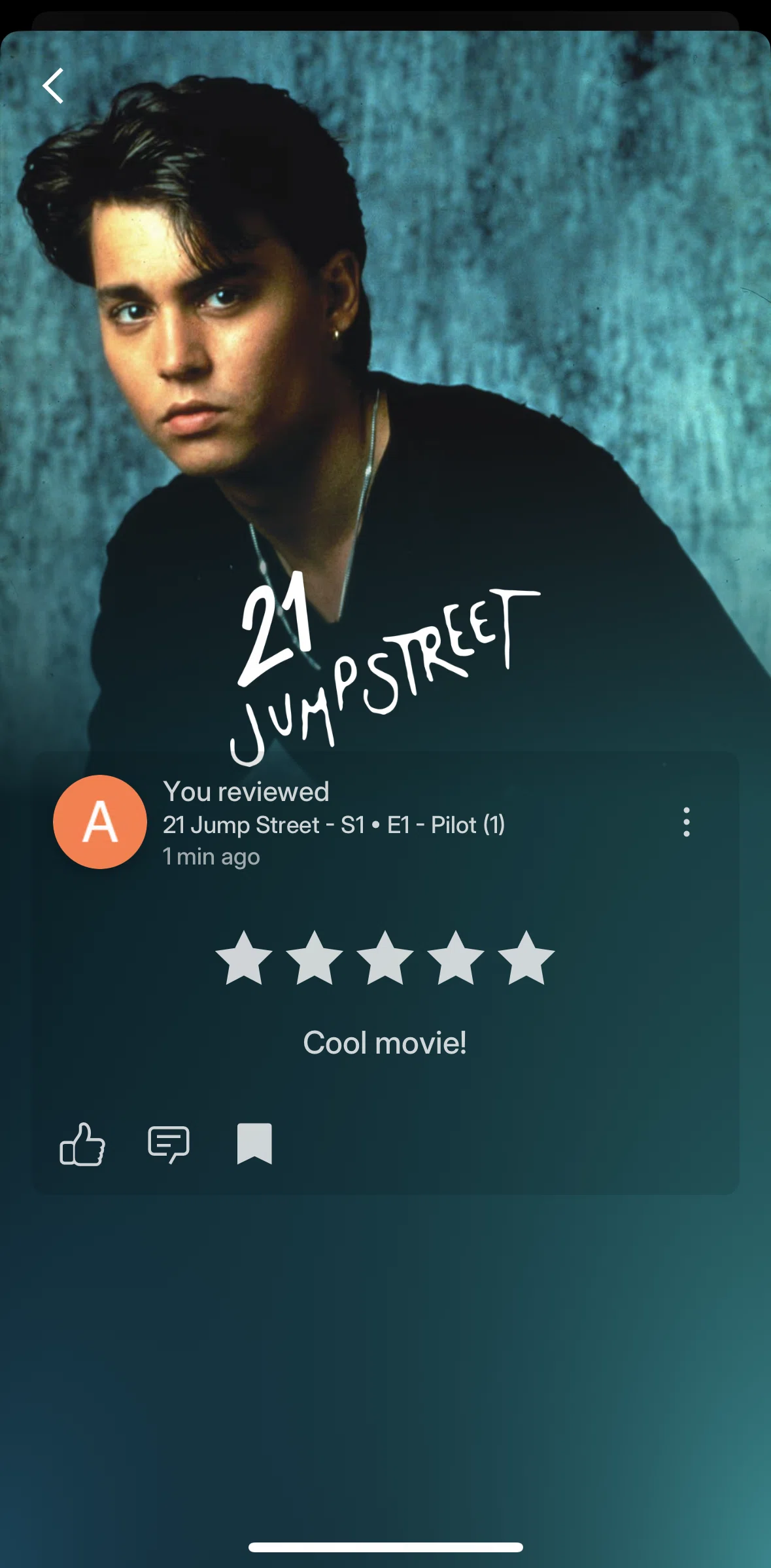 Plex Screen screen in the Review options flow