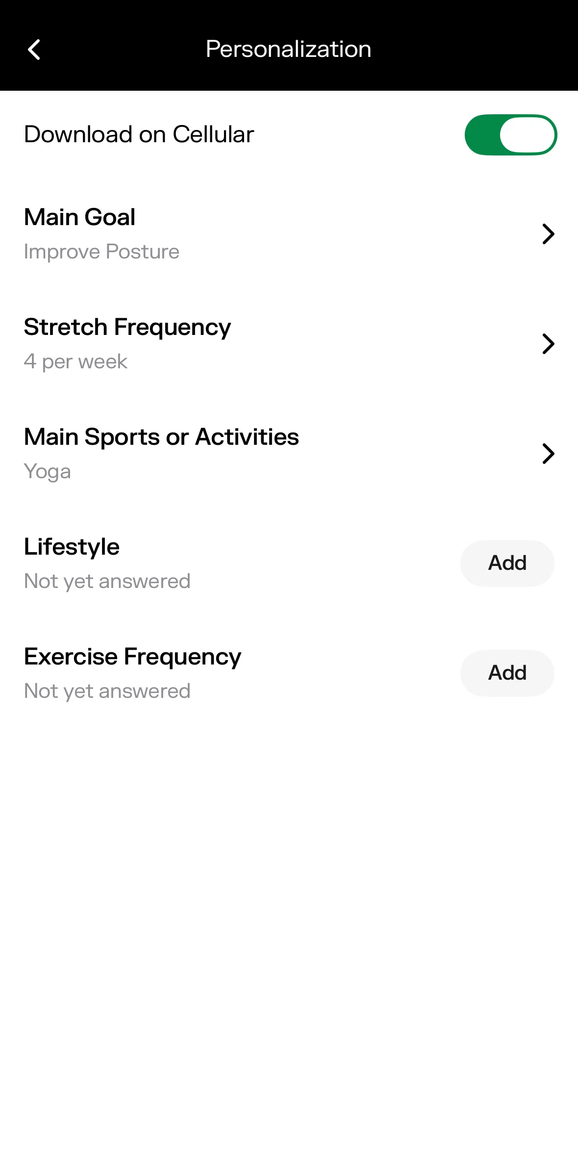pliability Screen screen in the Turning off download on cellular flow