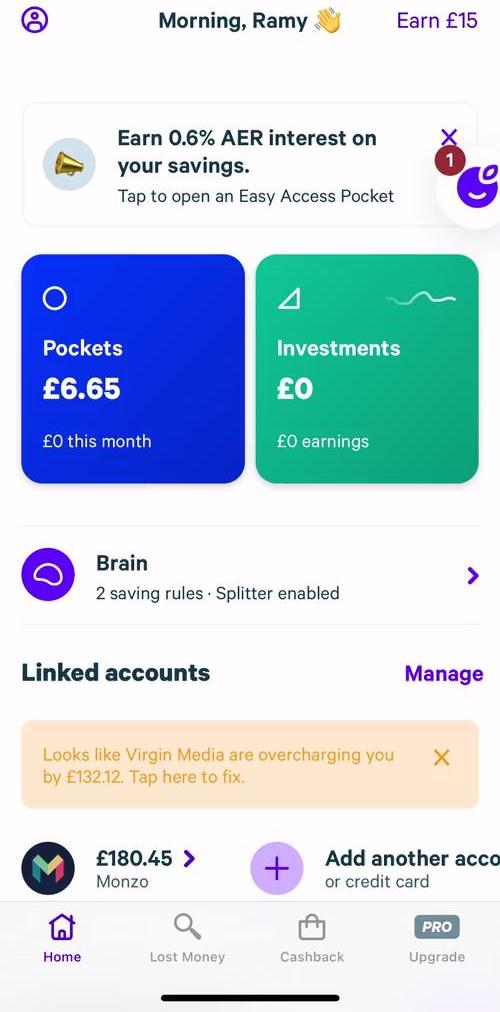 Plum Home screen in the Creating An Automation Workflow flow
