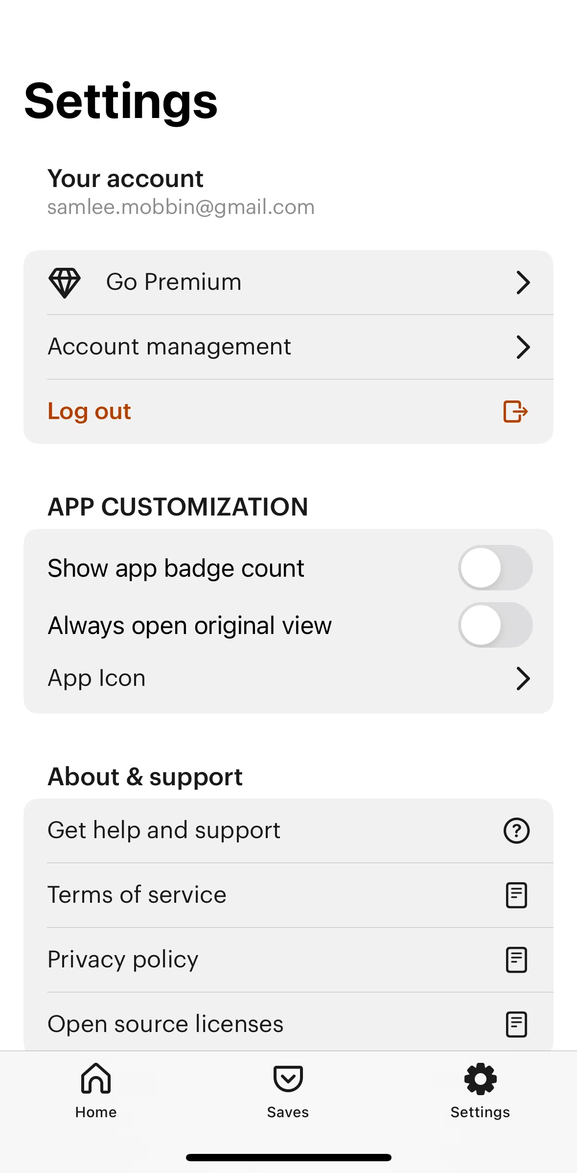 Pocket Screen screen in the Subscribe to premium flow