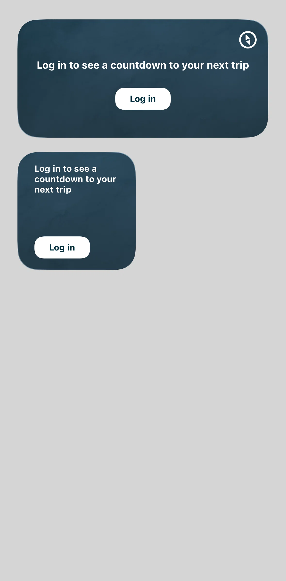 Polarsteps Screen screen in the Widgets flow