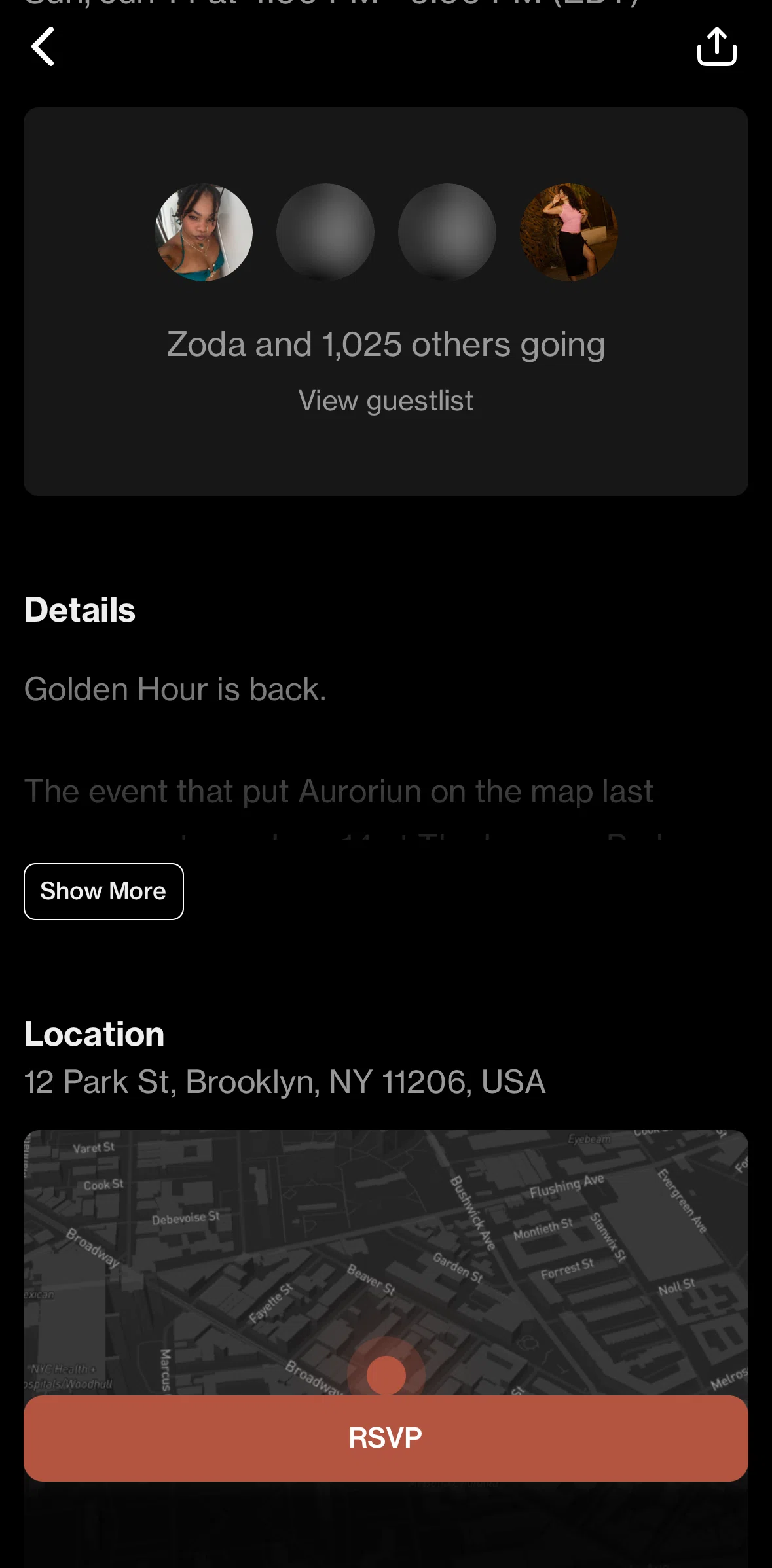 Posh Screen screen in the Guest profile flow