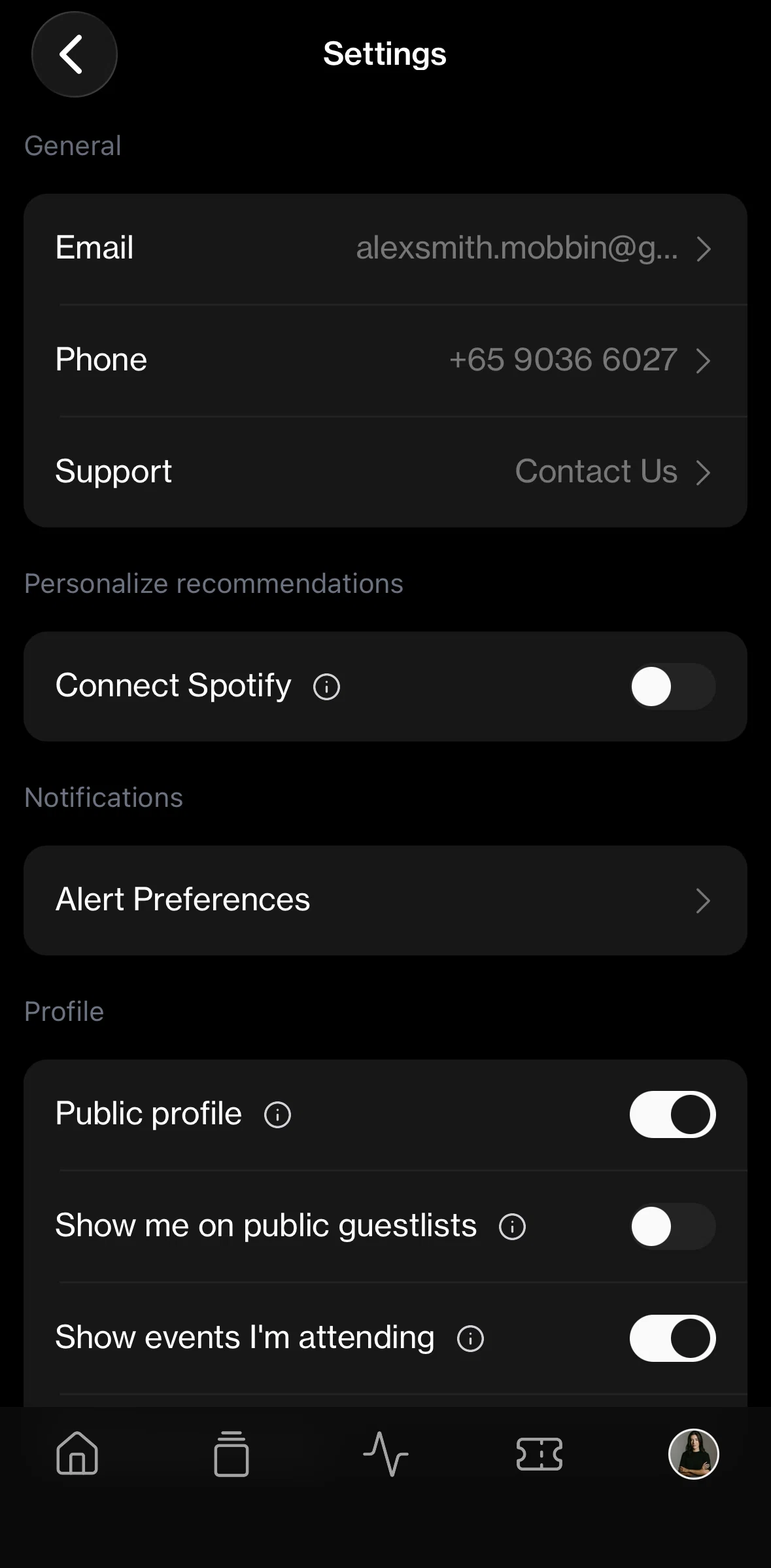 Posh Screen screen in the Turning on alerts flow
