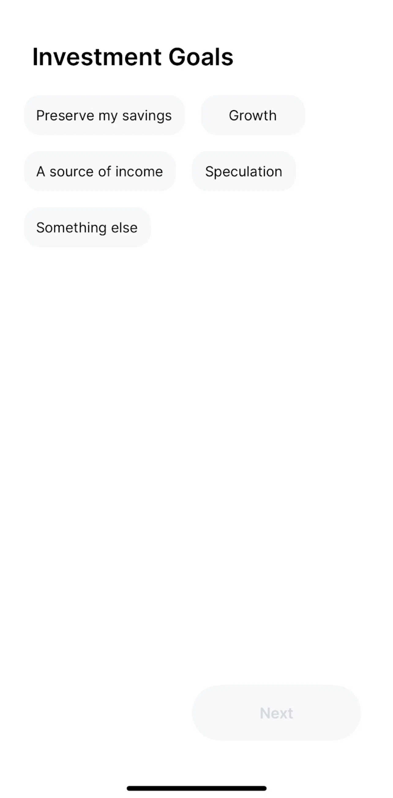 Public Screen screen in the Creating a profile flow