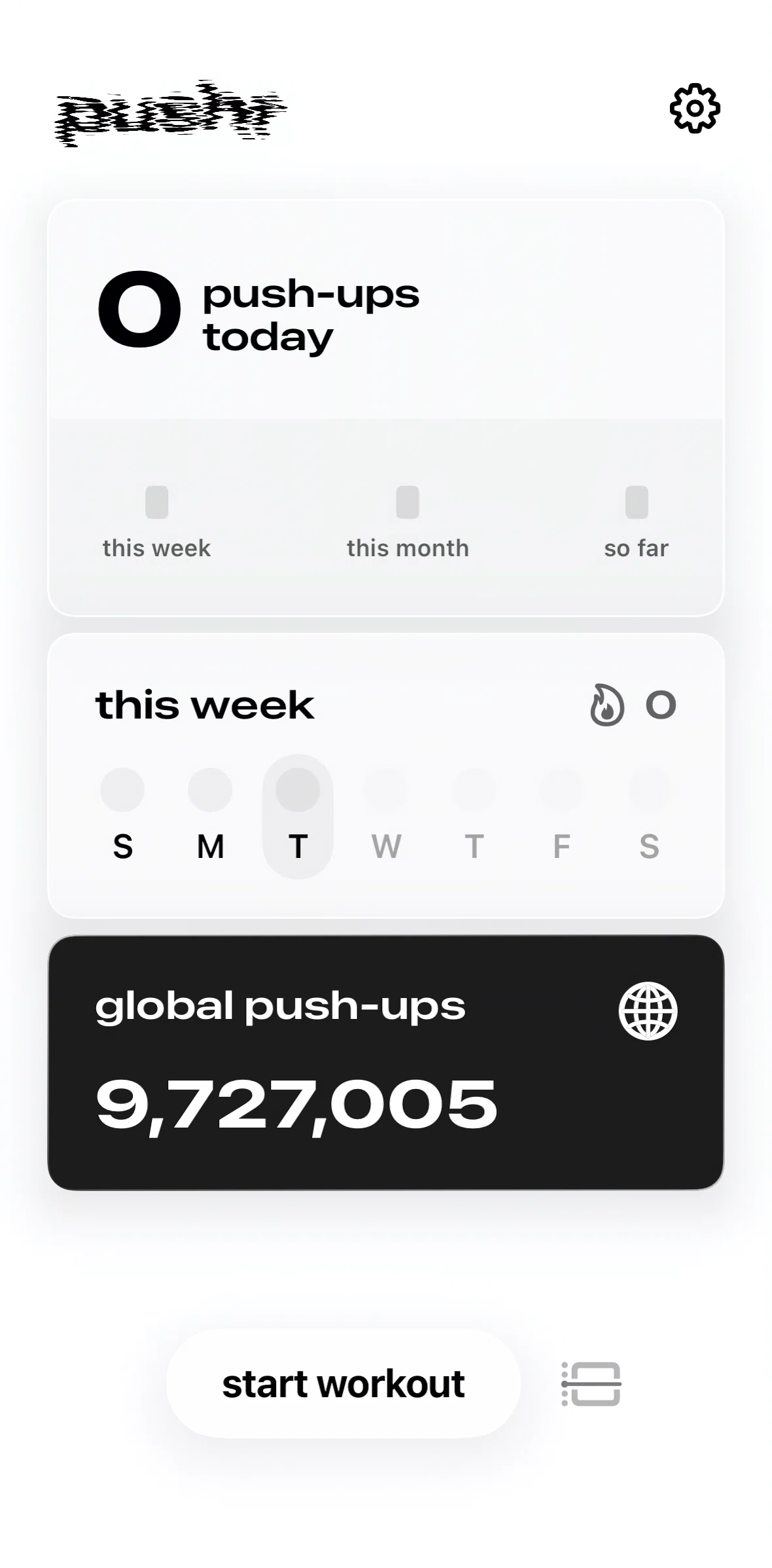 pushr Screen screen in the Home flow