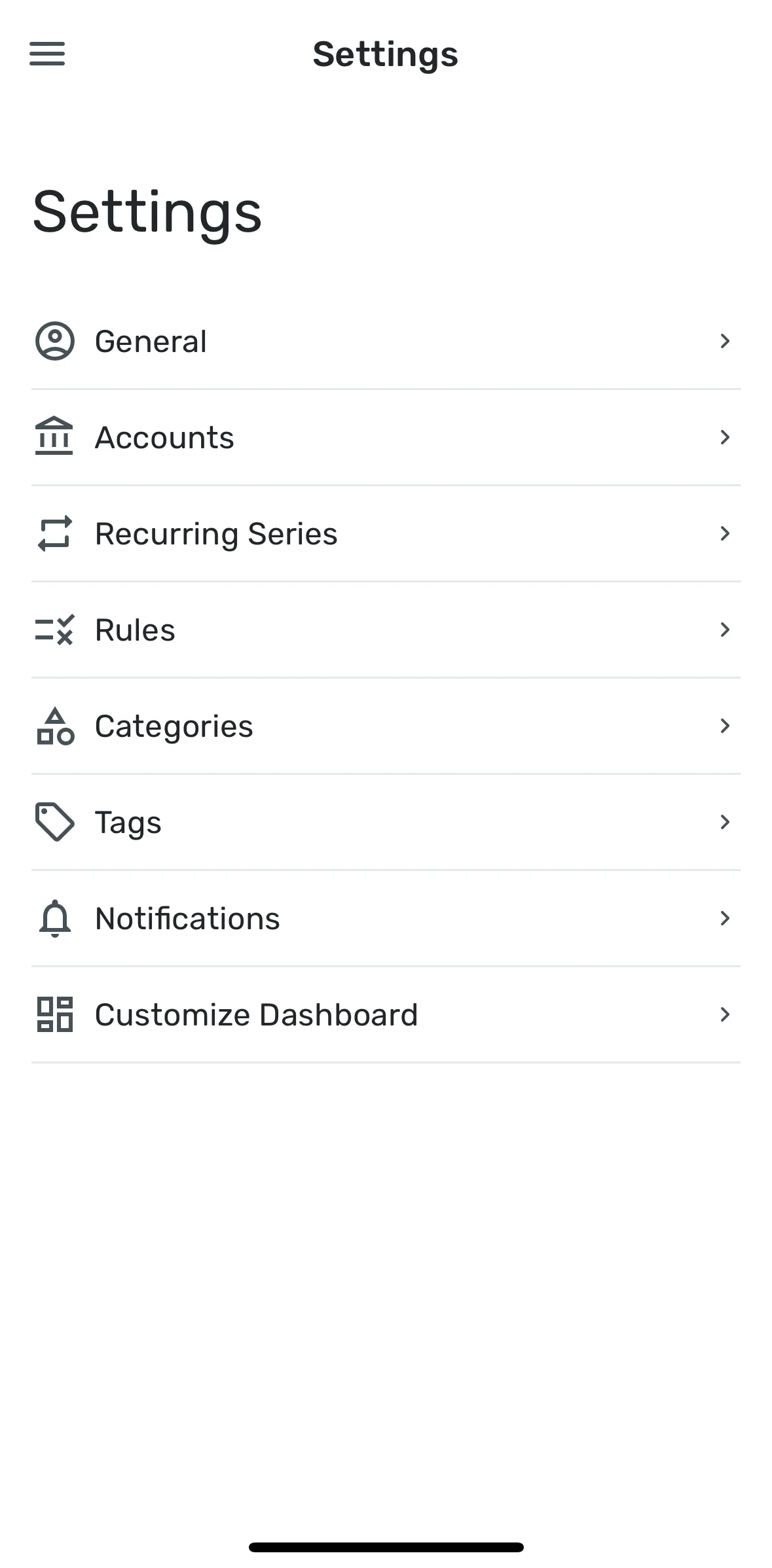 Quicken Screen screen in the Rules flow