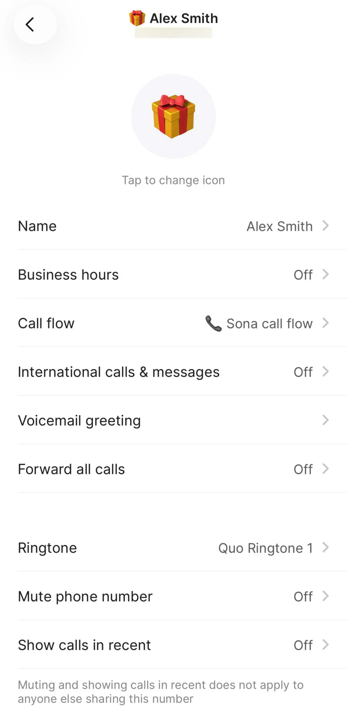 Quo Screen screen in the Changing a profile icon flow