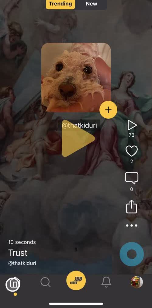 Racket Home screen in the Searching flow