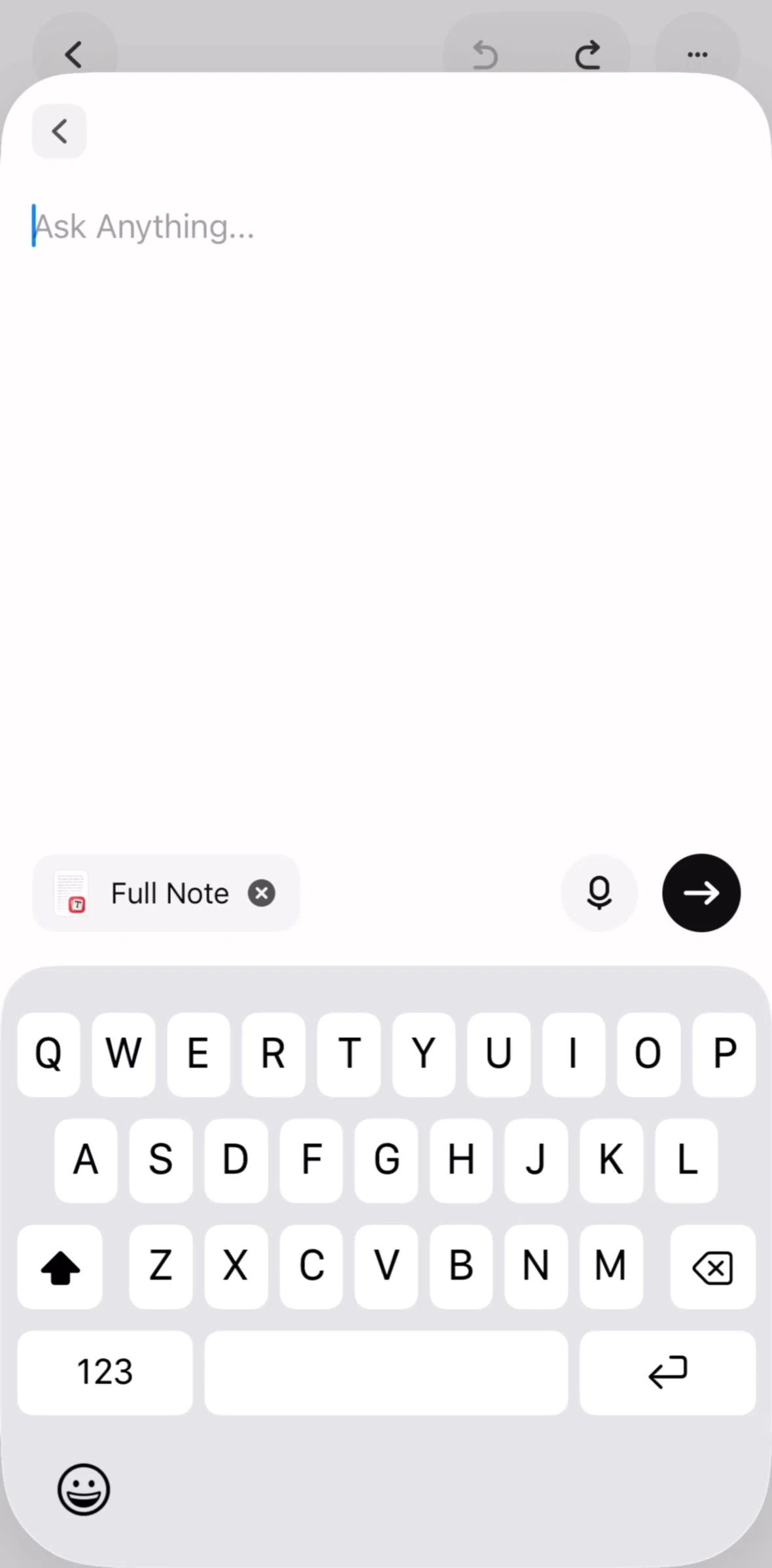 Raycast Screen screen in the Asking AI (voice input) flow