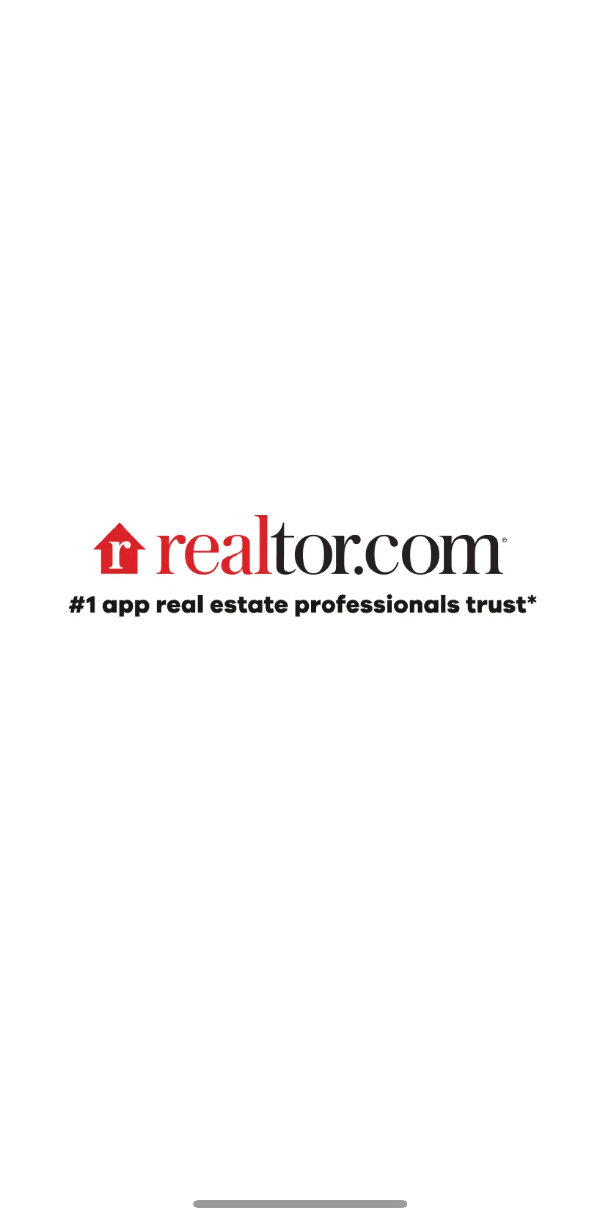 Realtor.com Screen screen in the Onboarding flow