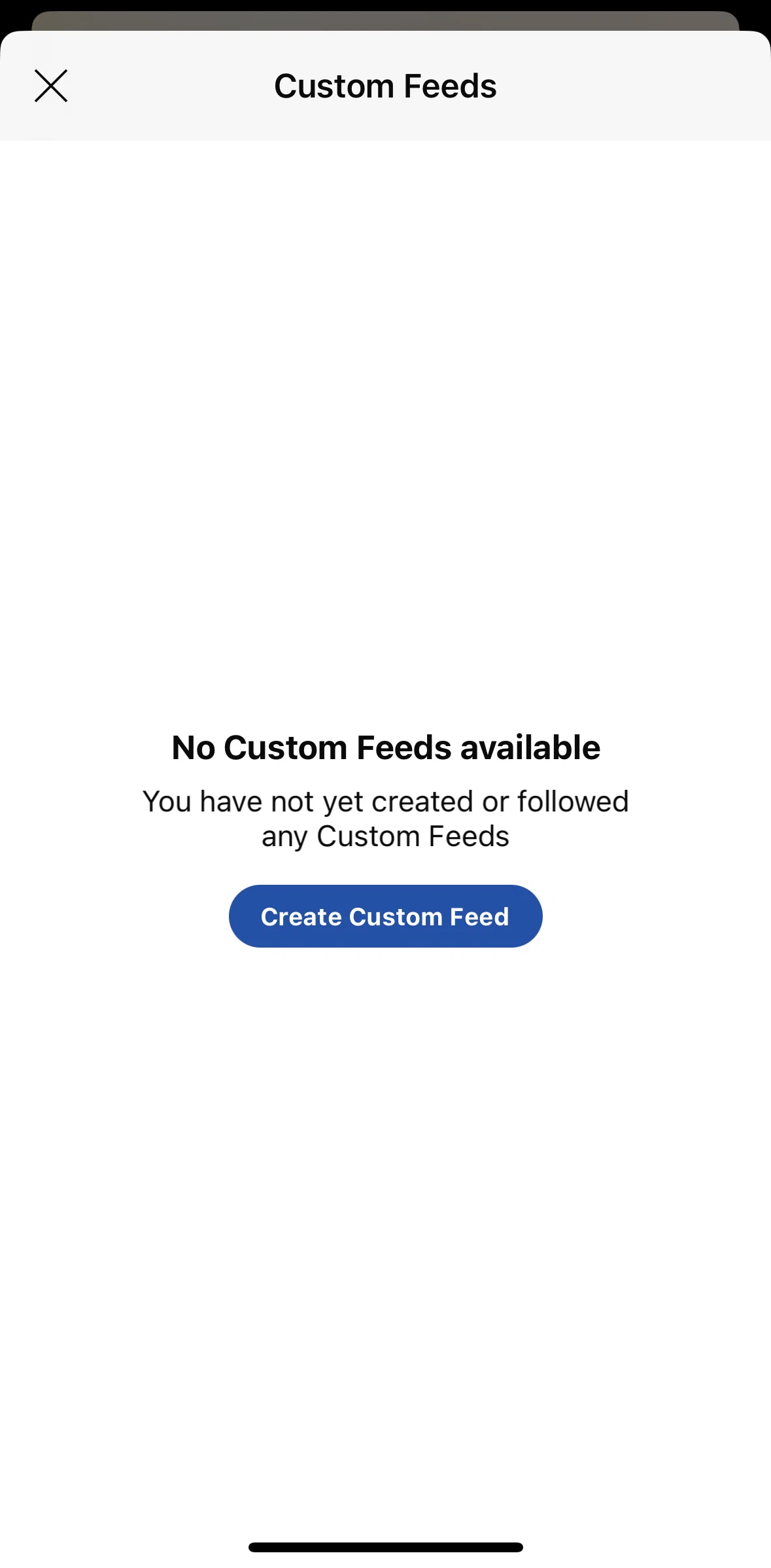 Reddit Screen screen in the Creating a custom feed flow