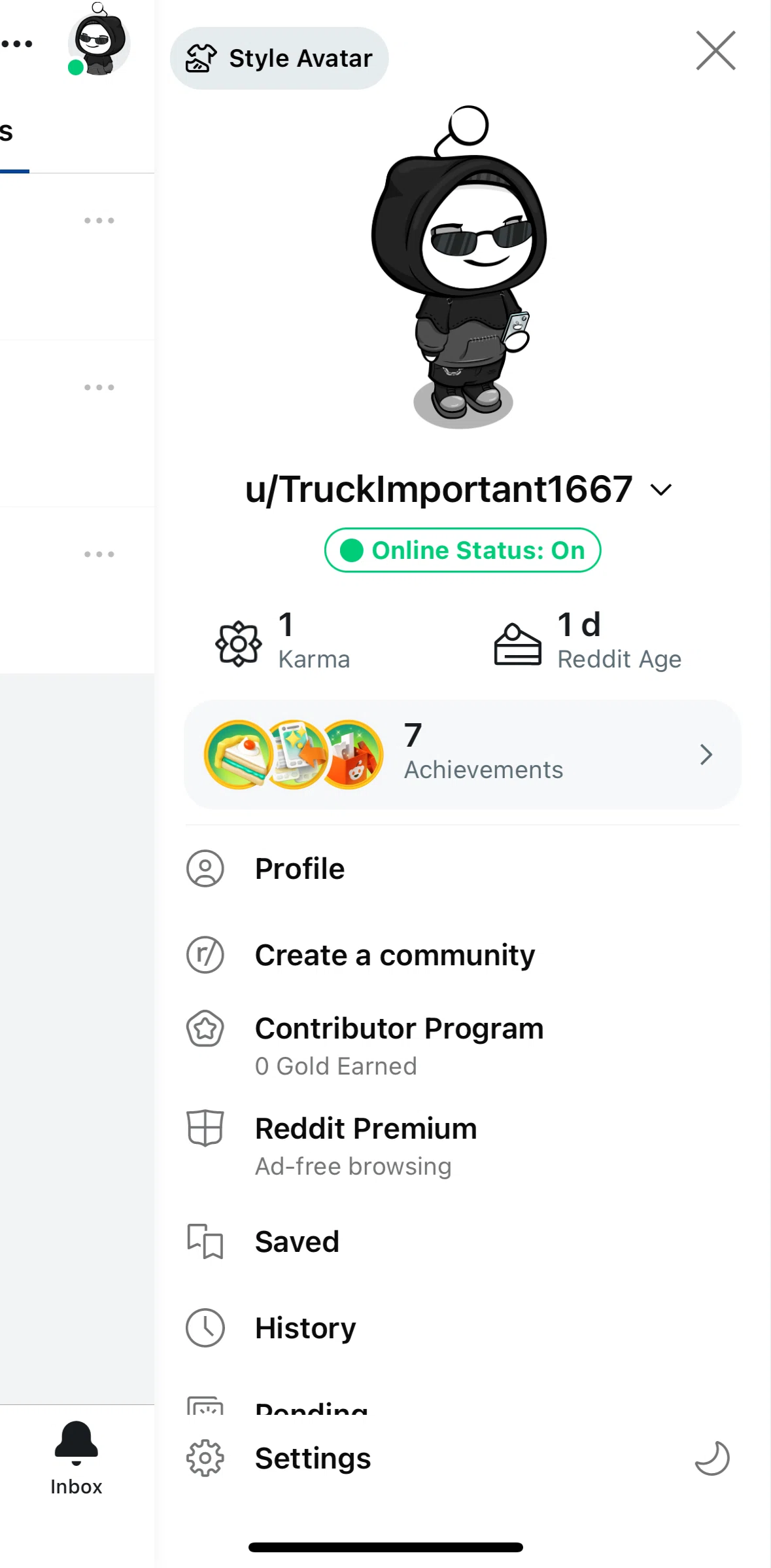 Reddit Screen screen in the Subscribing to premium flow