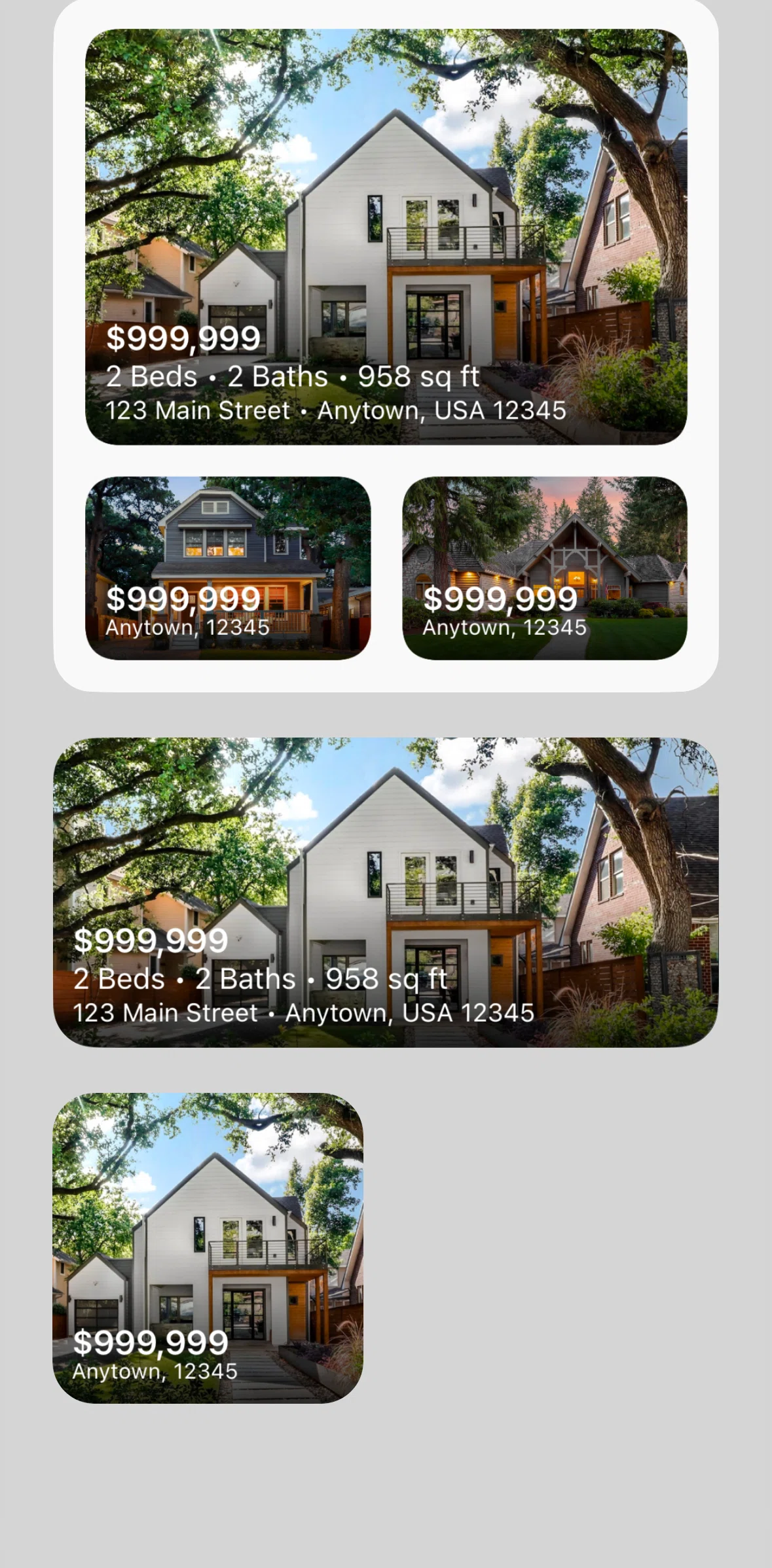 Redfin Screen screen in the Widgets flow