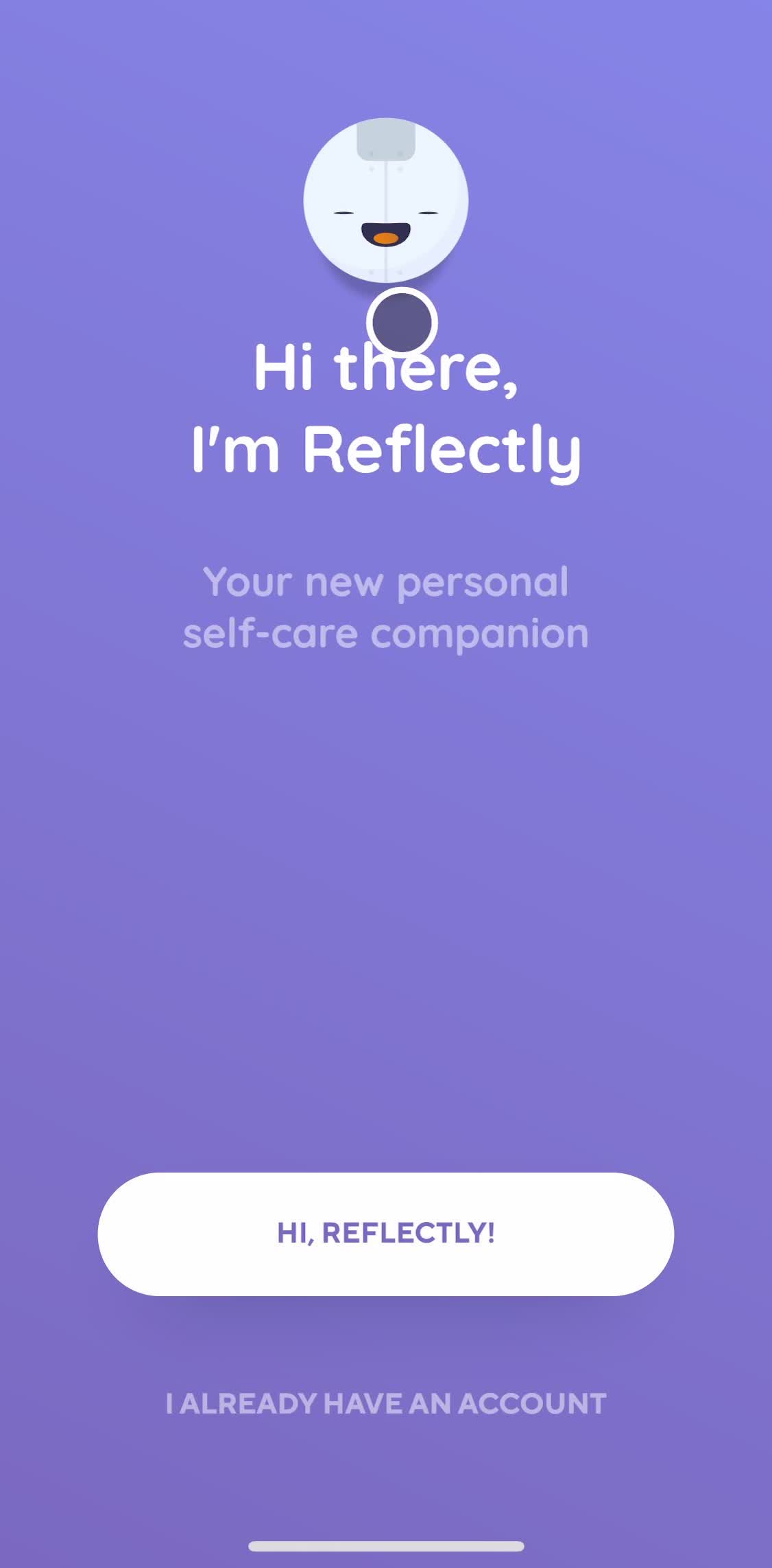 Reflectly Onboarding preview