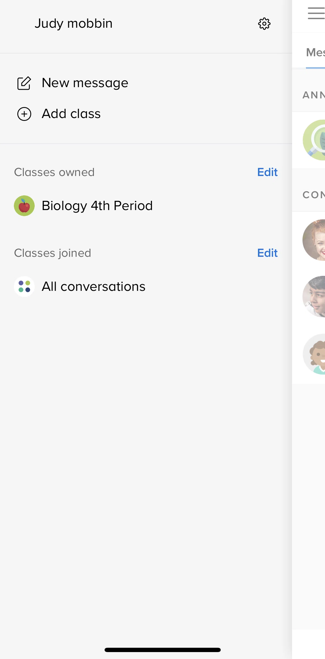Remind Screen screen in the All conversations flow
