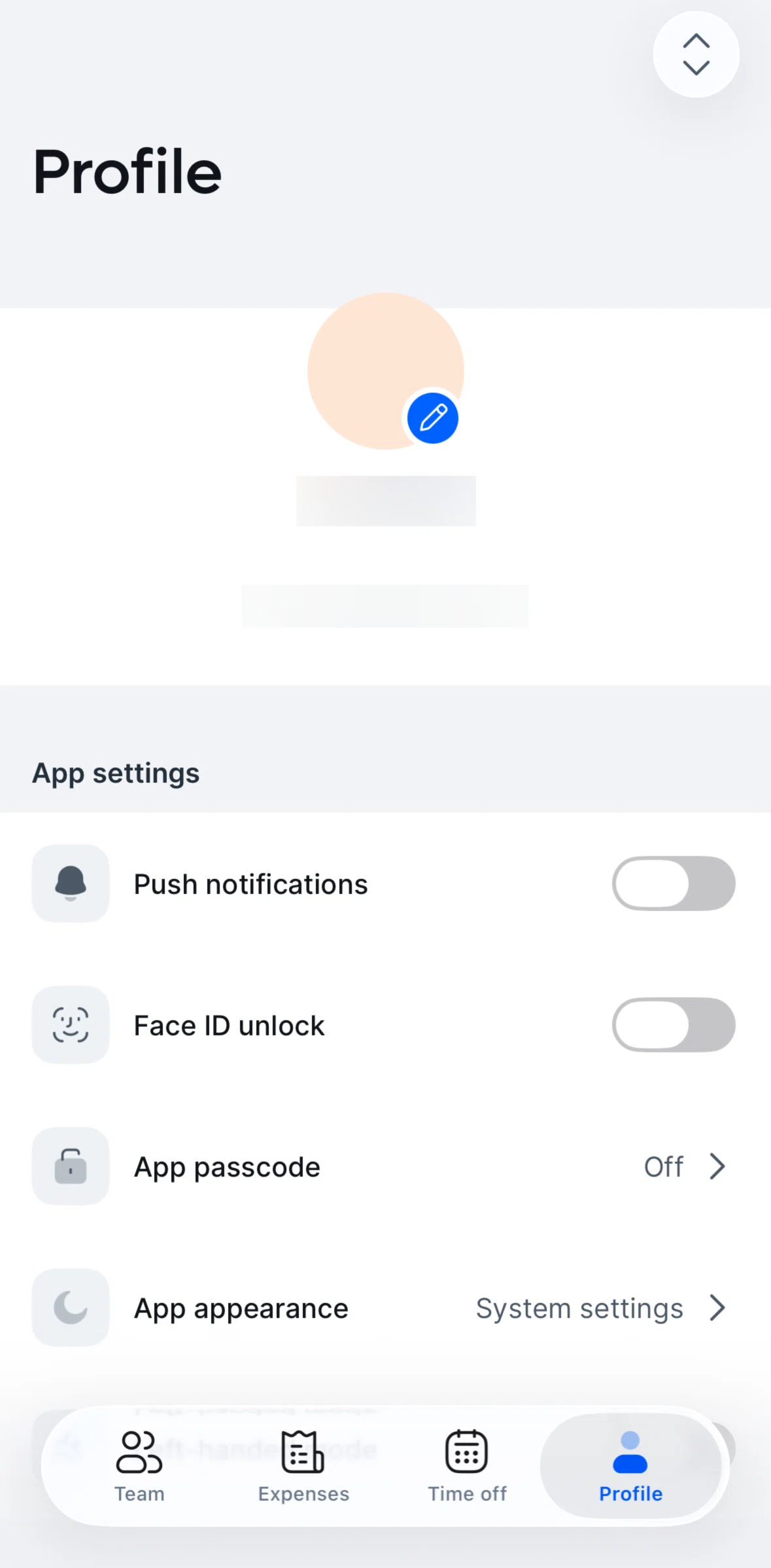 Remote Global HR Screen screen in the Uploading a profile picture flow