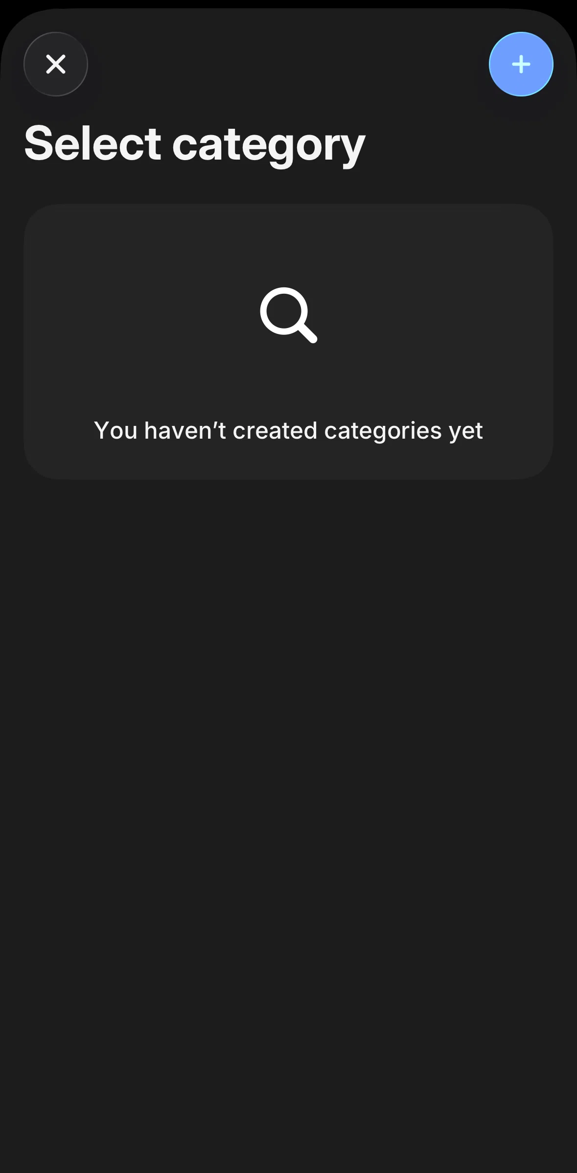 Revolut Business Screen screen in the Adding a category flow