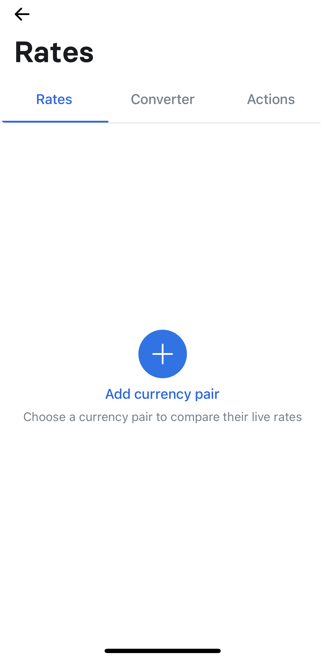 Revolut Business Exchange rates screen in the Converting Currency flow