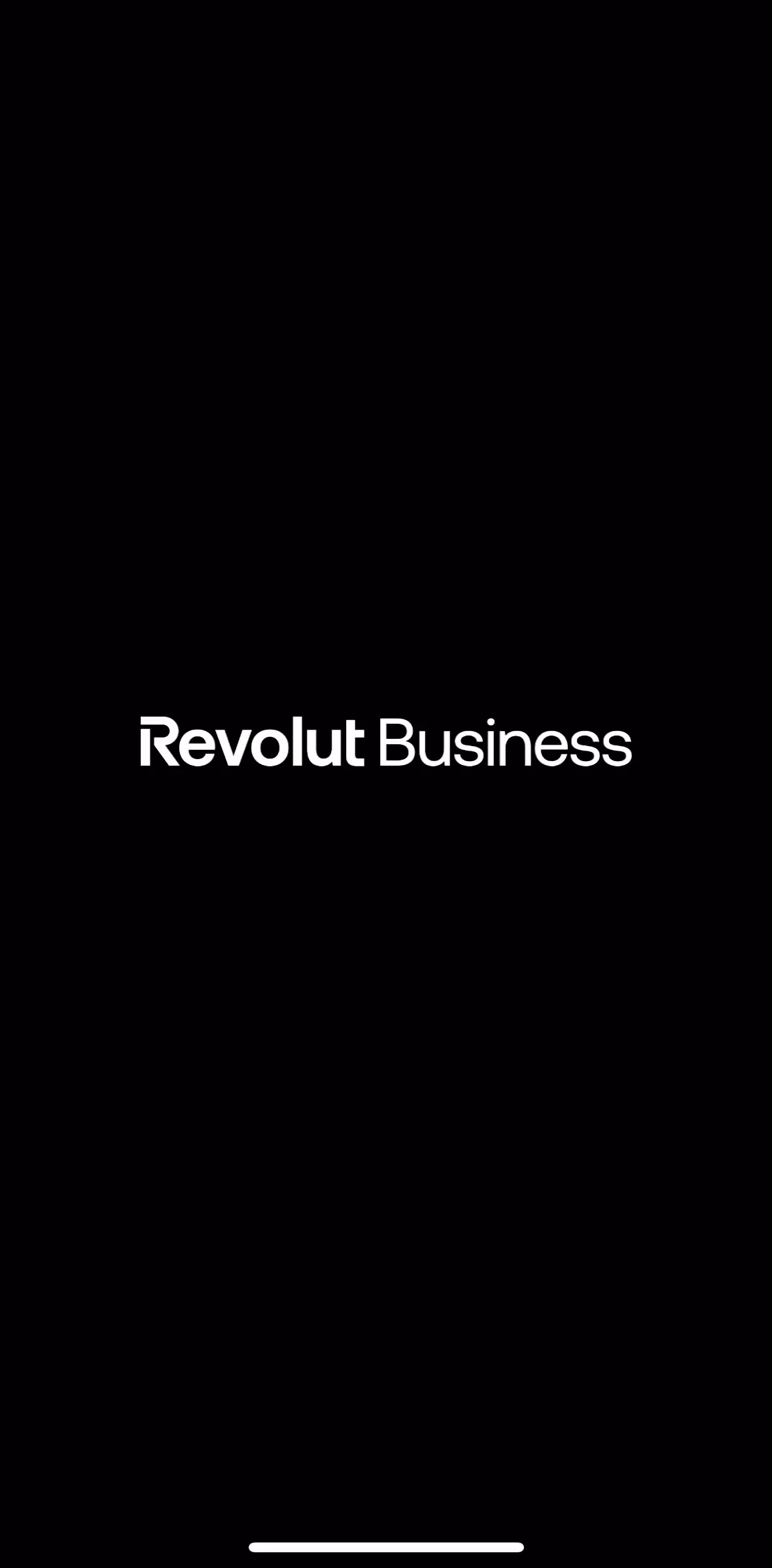 Revolut Business Screen screen in the Unlocking app flow