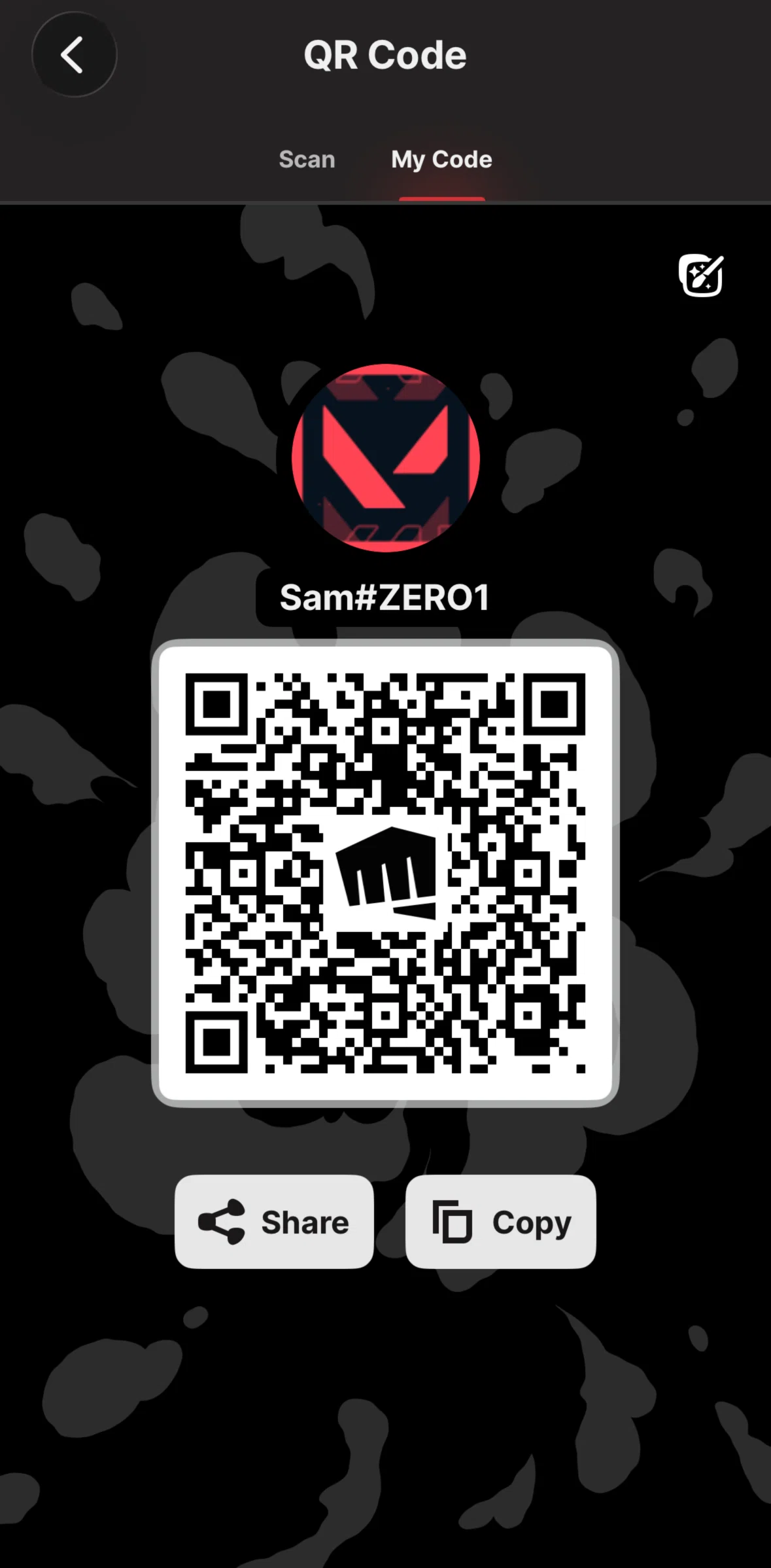 Riot Mobile Screen screen in the Copying a Riot ID flow