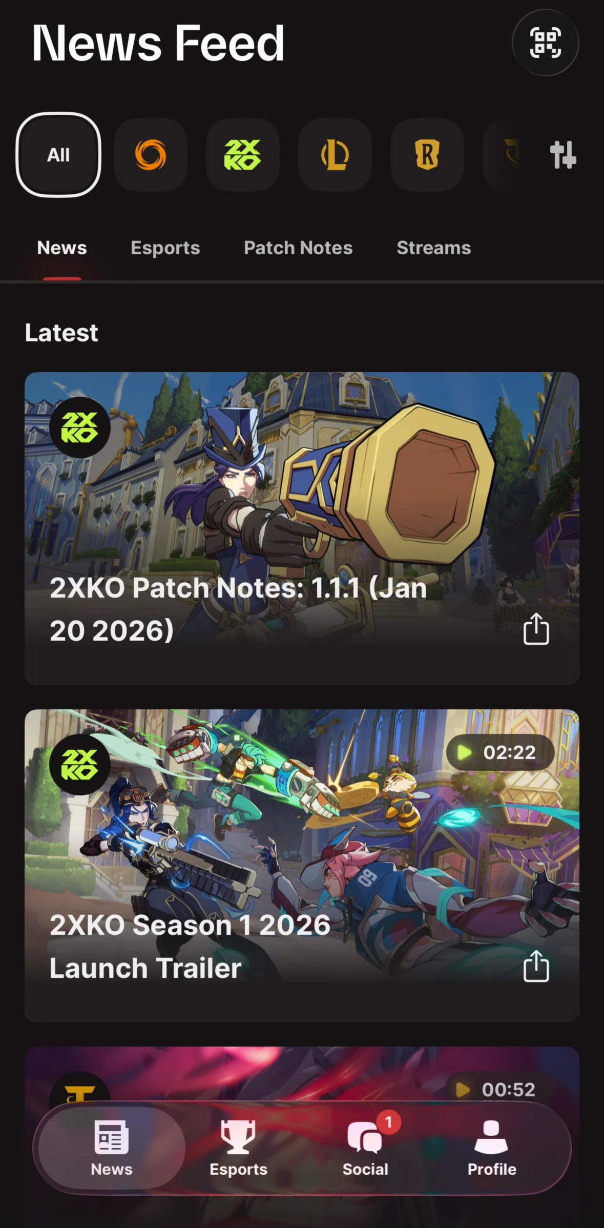 Riot Mobile Screen screen in the Hiding games flow