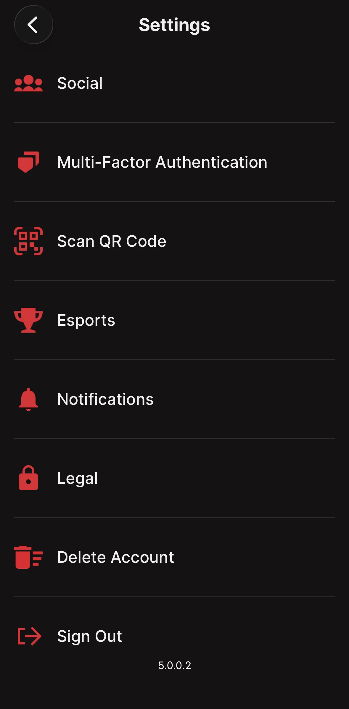 Riot Mobile Screen screen in the Turning off notifications flow